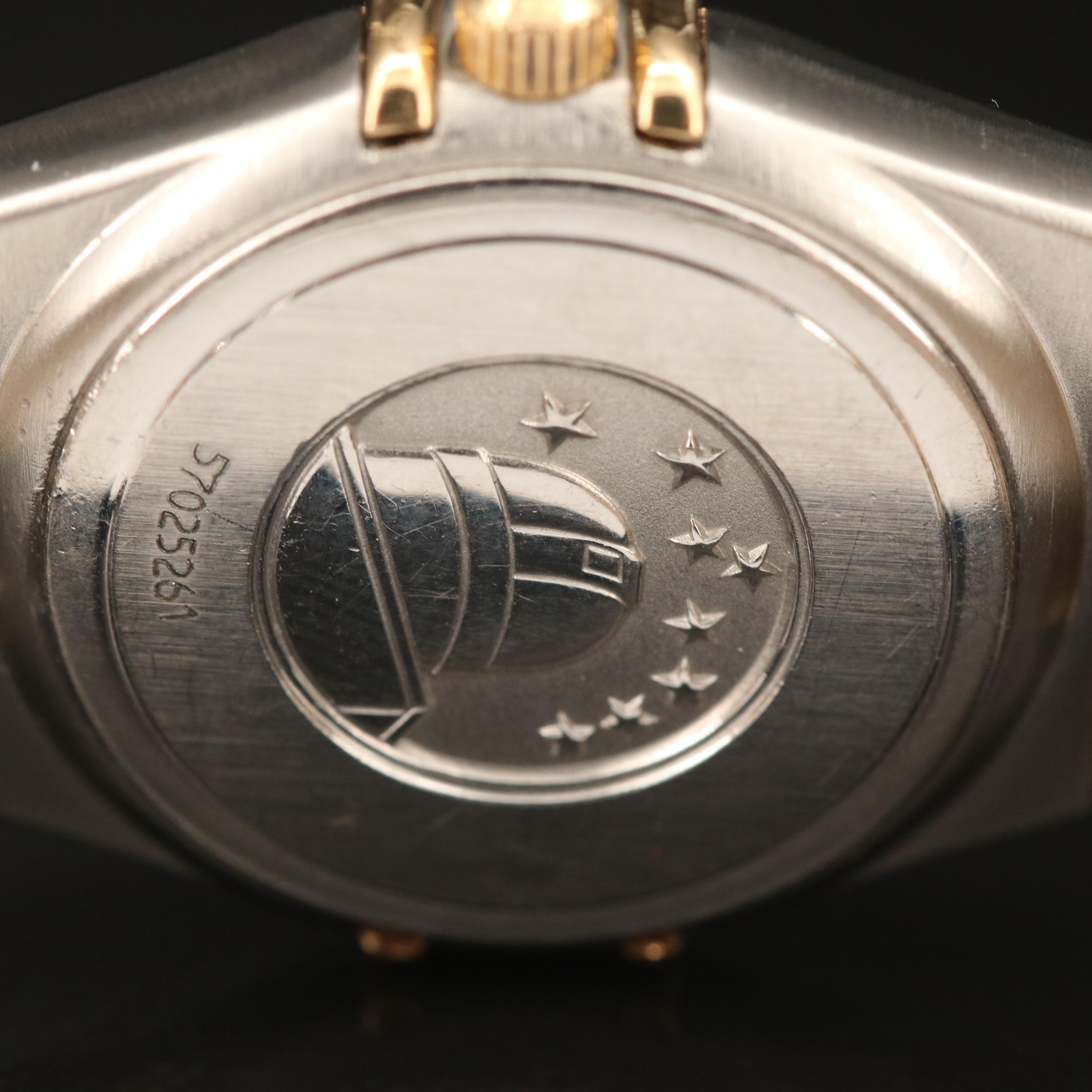 1998 Omega Constellation 18K and Stainless Steel Quartz Watch