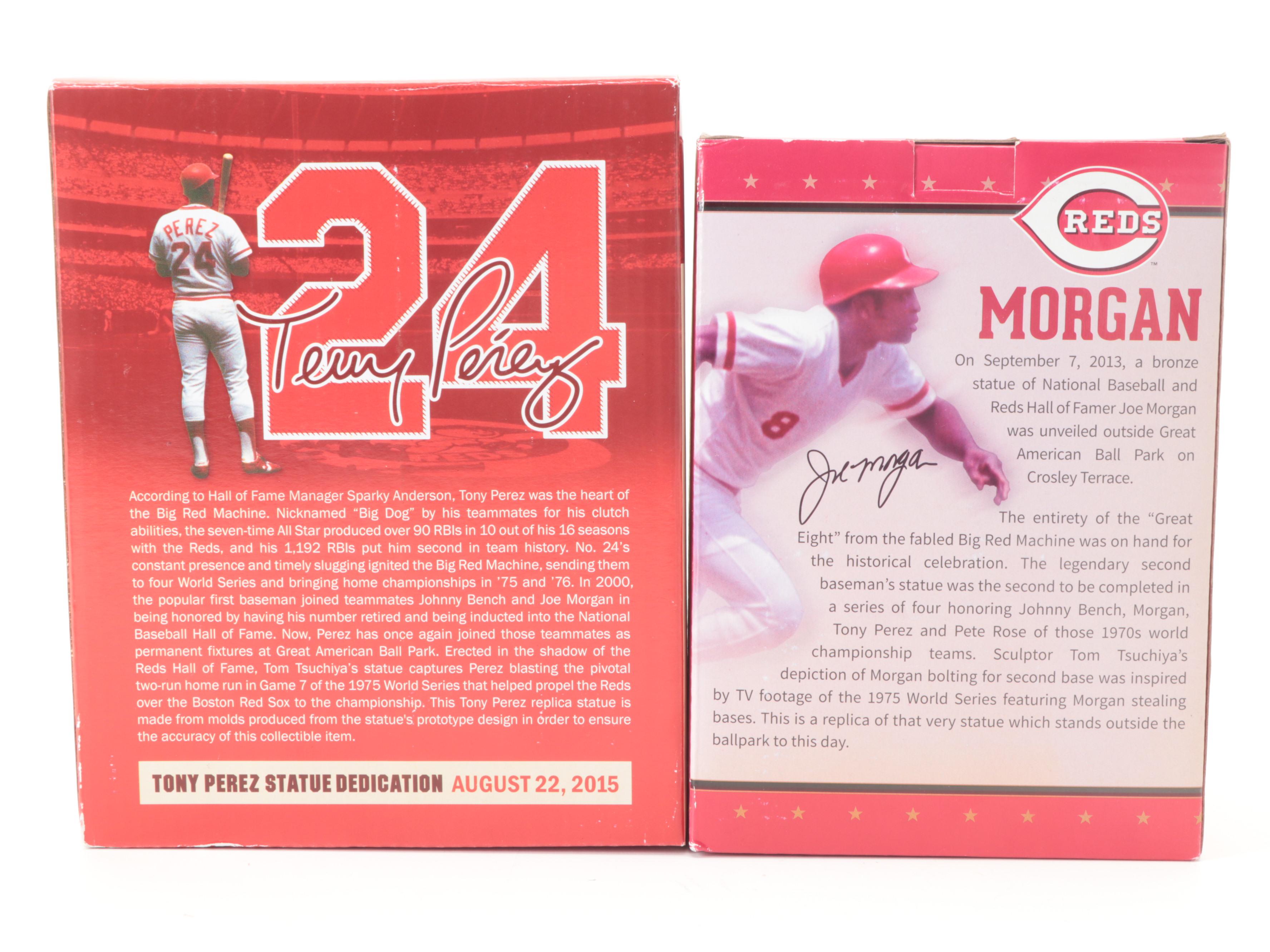 Cincinnati Reds Bobbleheads, Figures With Perez, Morgan, Limited Edition, More