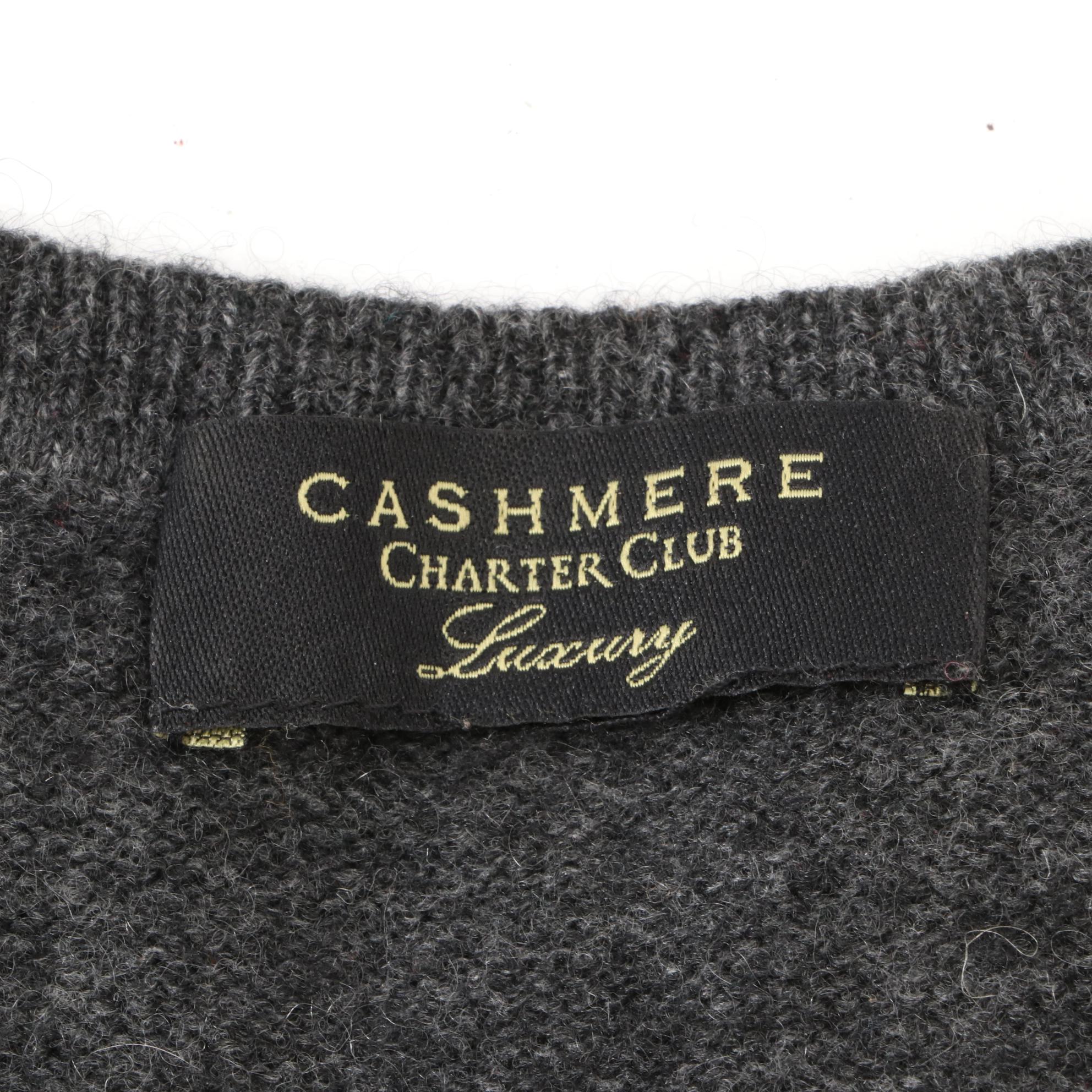 Cashmere and Wool Blend Sweaters by Brooks Brothers, Charter Club, and Naked