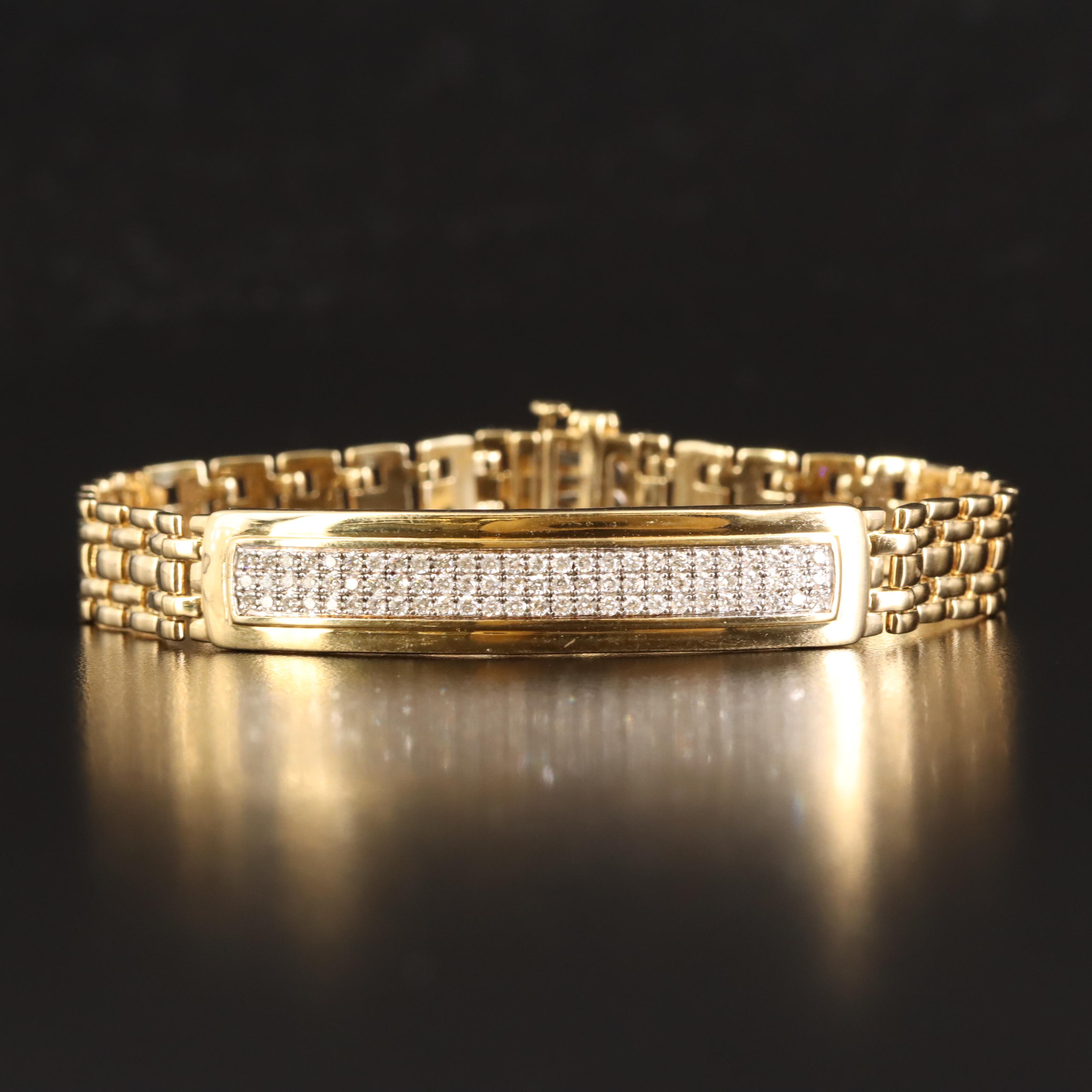 Sterling 1.10 CTW Diamond Bracelet