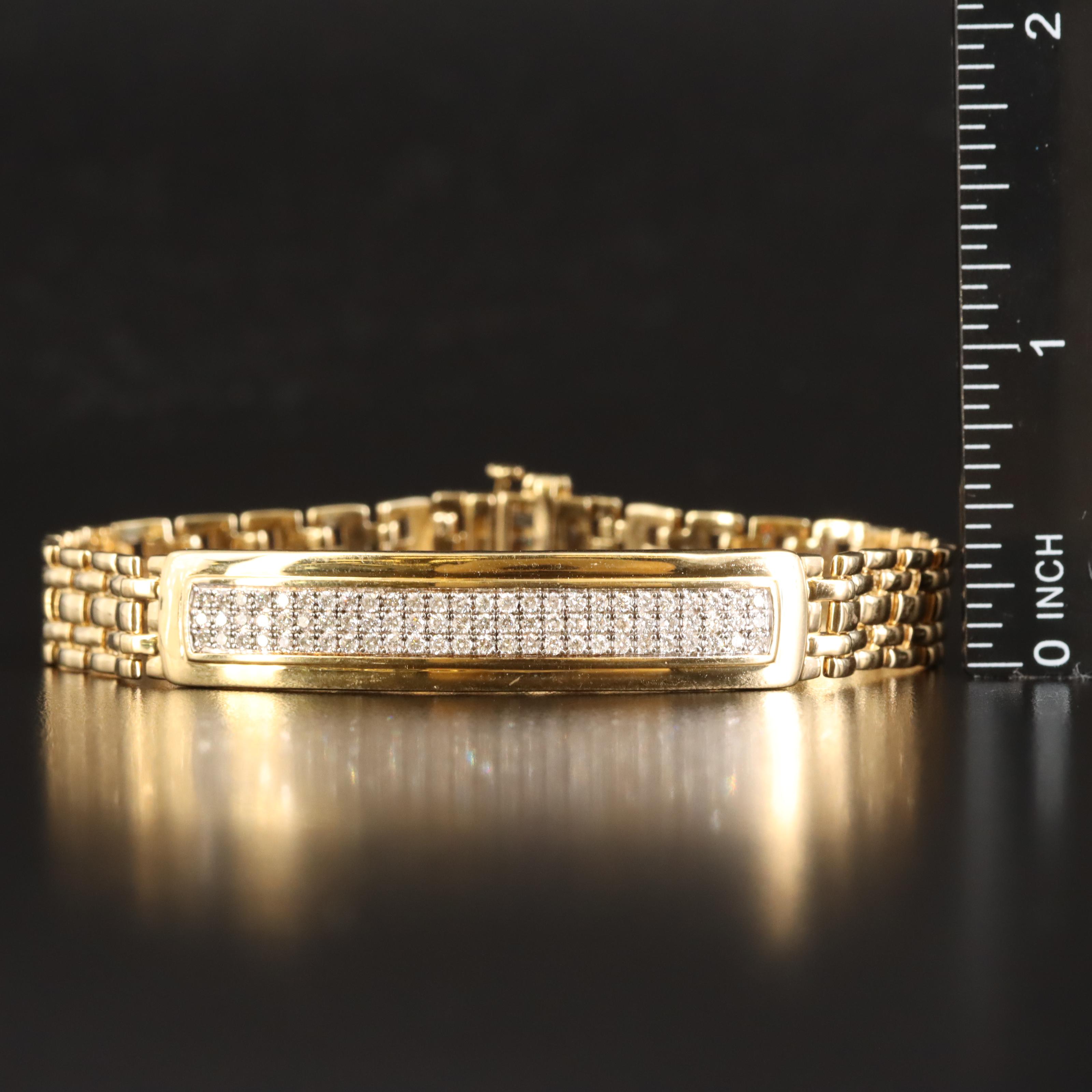 Sterling 1.10 CTW Diamond Bracelet