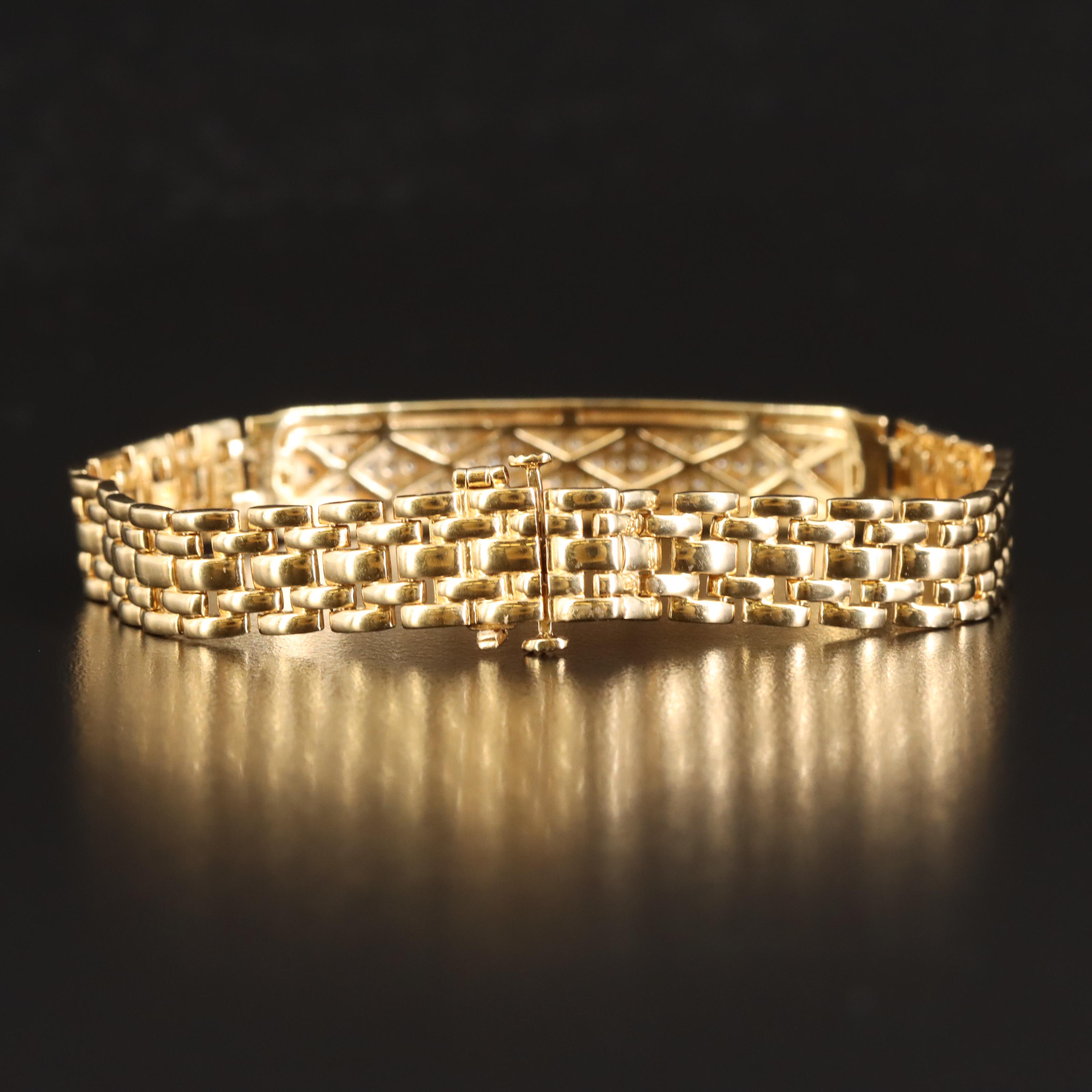 Sterling 1.10 CTW Diamond Bracelet