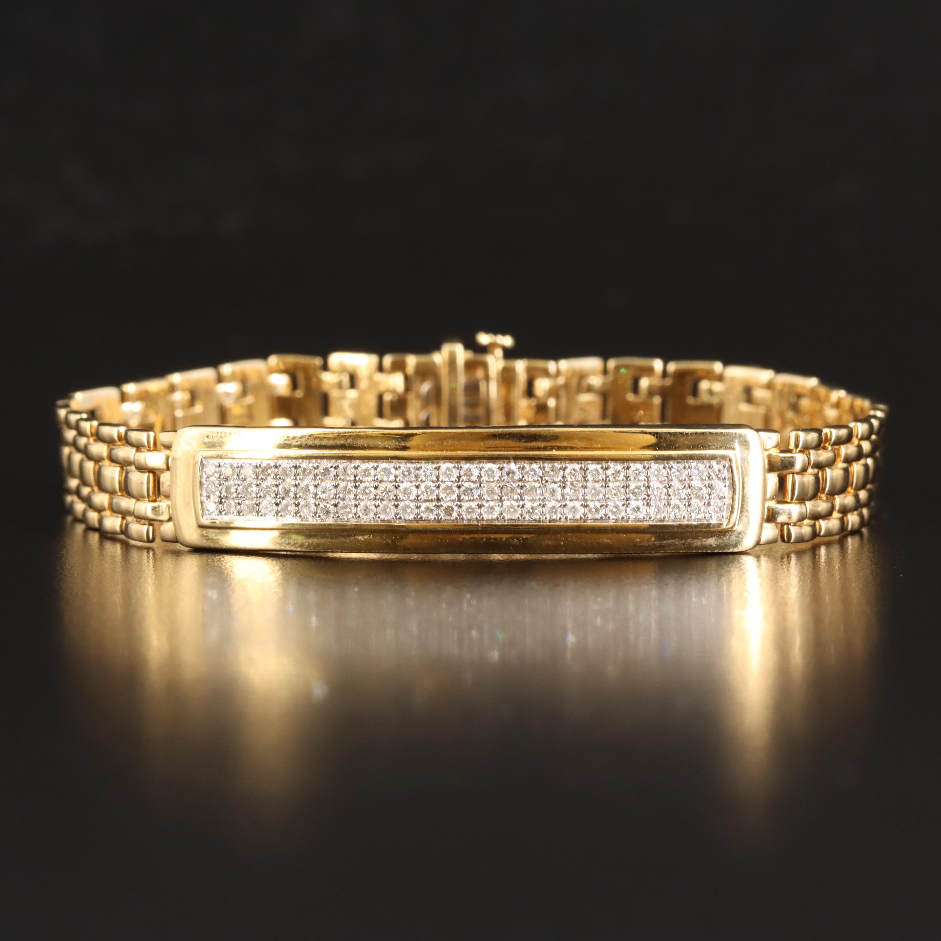 Sterling 1.10 CTW Diamond Bracelet