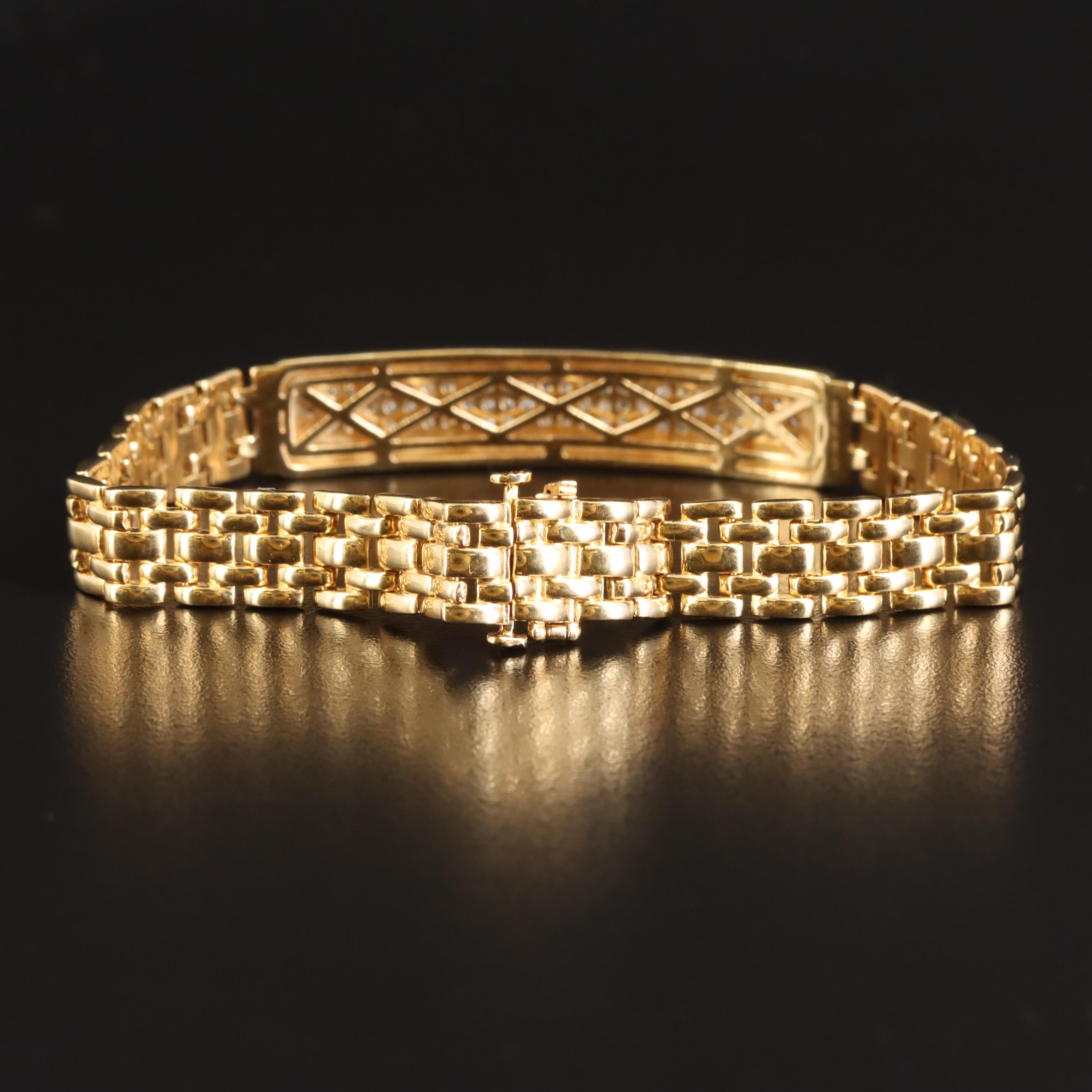Sterling 1.10 CTW Diamond Bracelet