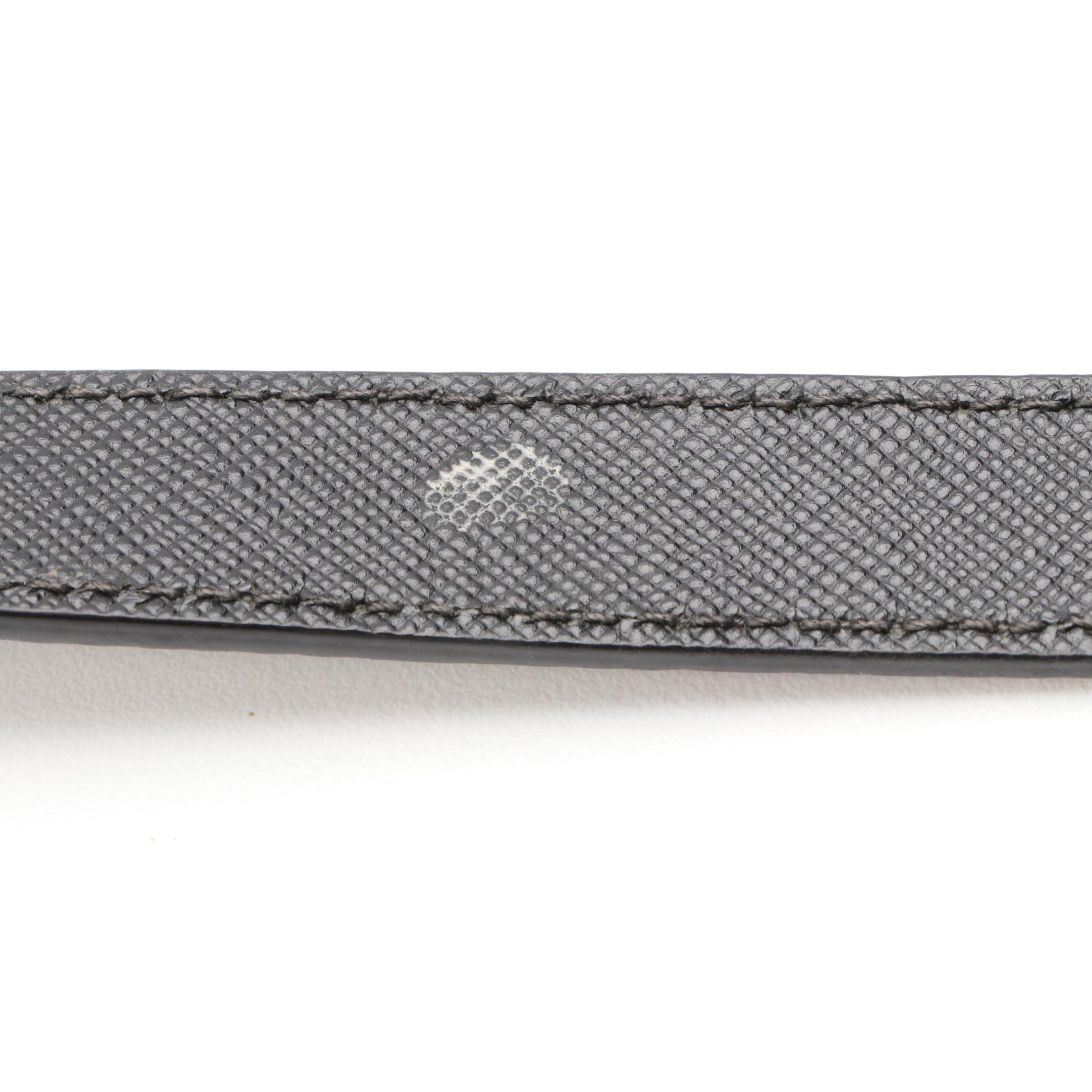 Prada Front Pocket Top Zip Crossbody Bag in Nylon and Saffiano Leather