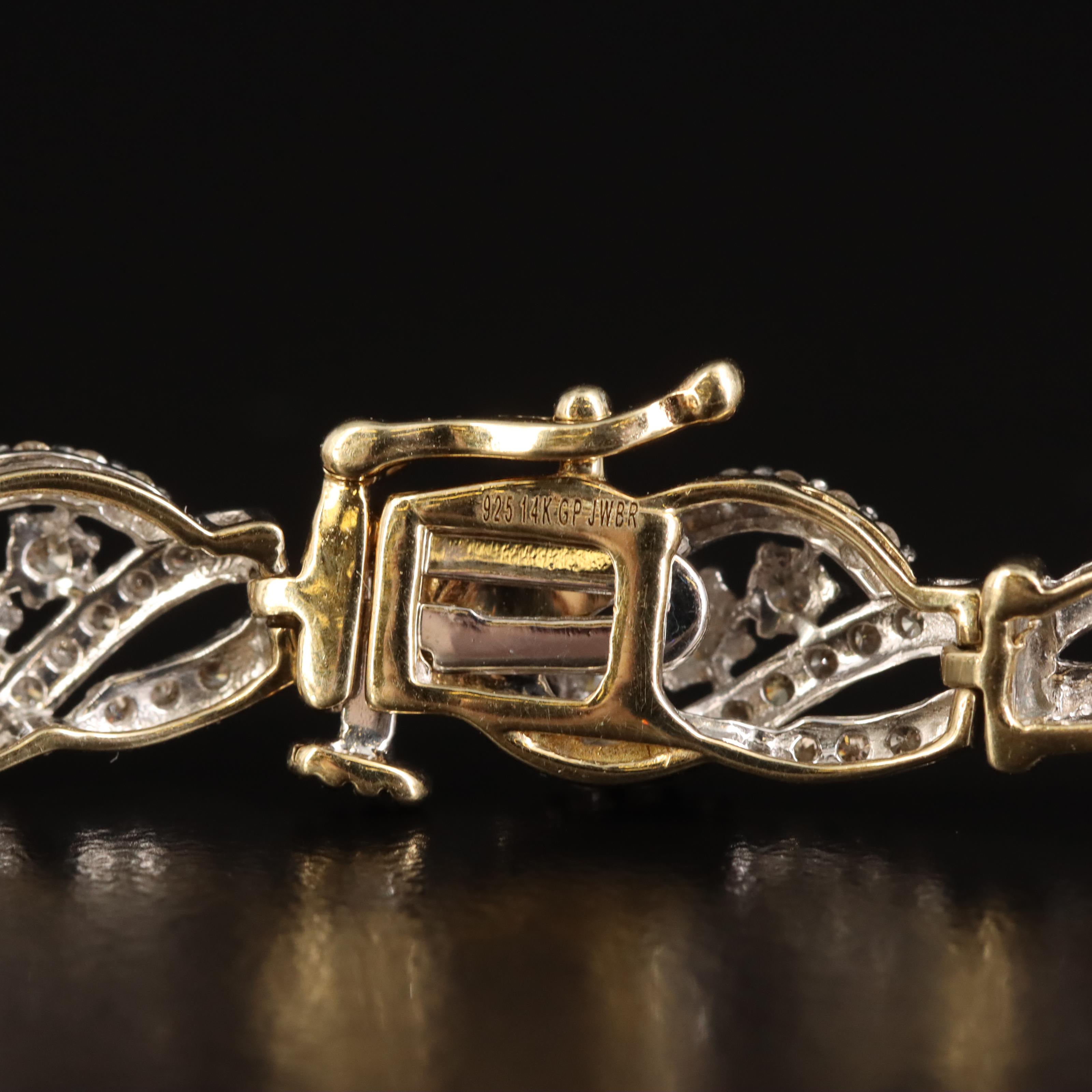 Sterling 3.00 CTW Diamond Bracelet