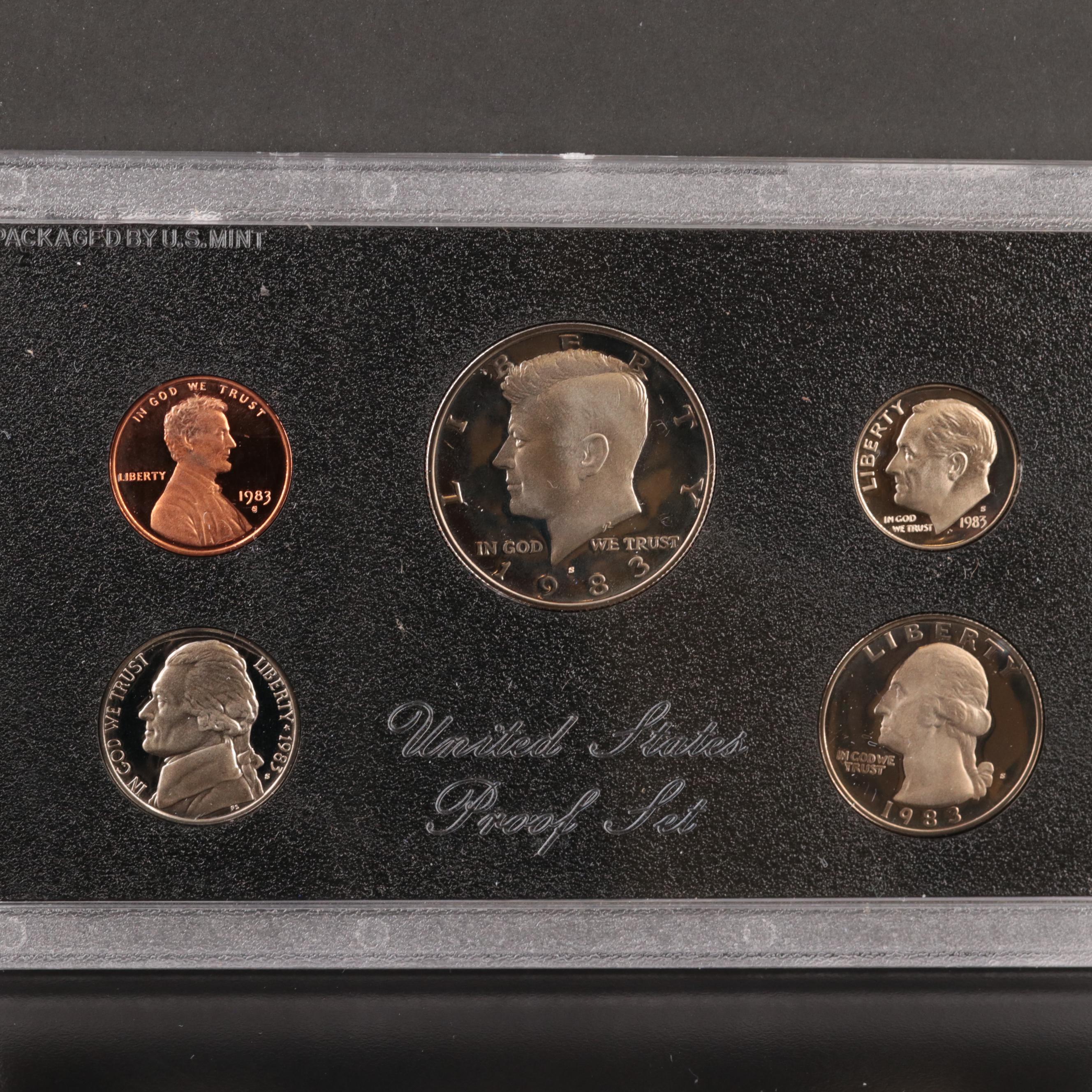 Seventeen U.S. Mint Proof Sets