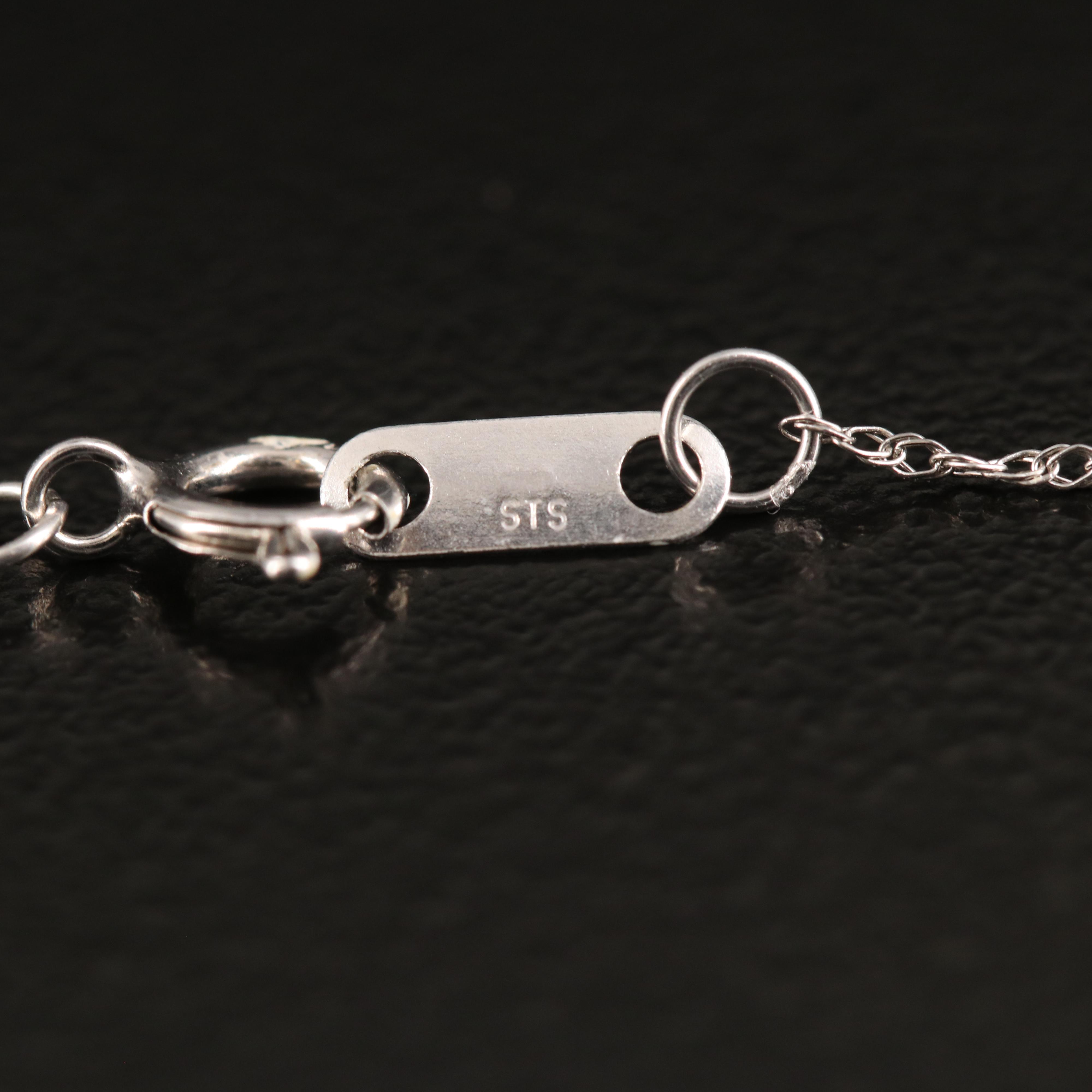 14K Pink Sapphire and Diamond Pendant Necklace