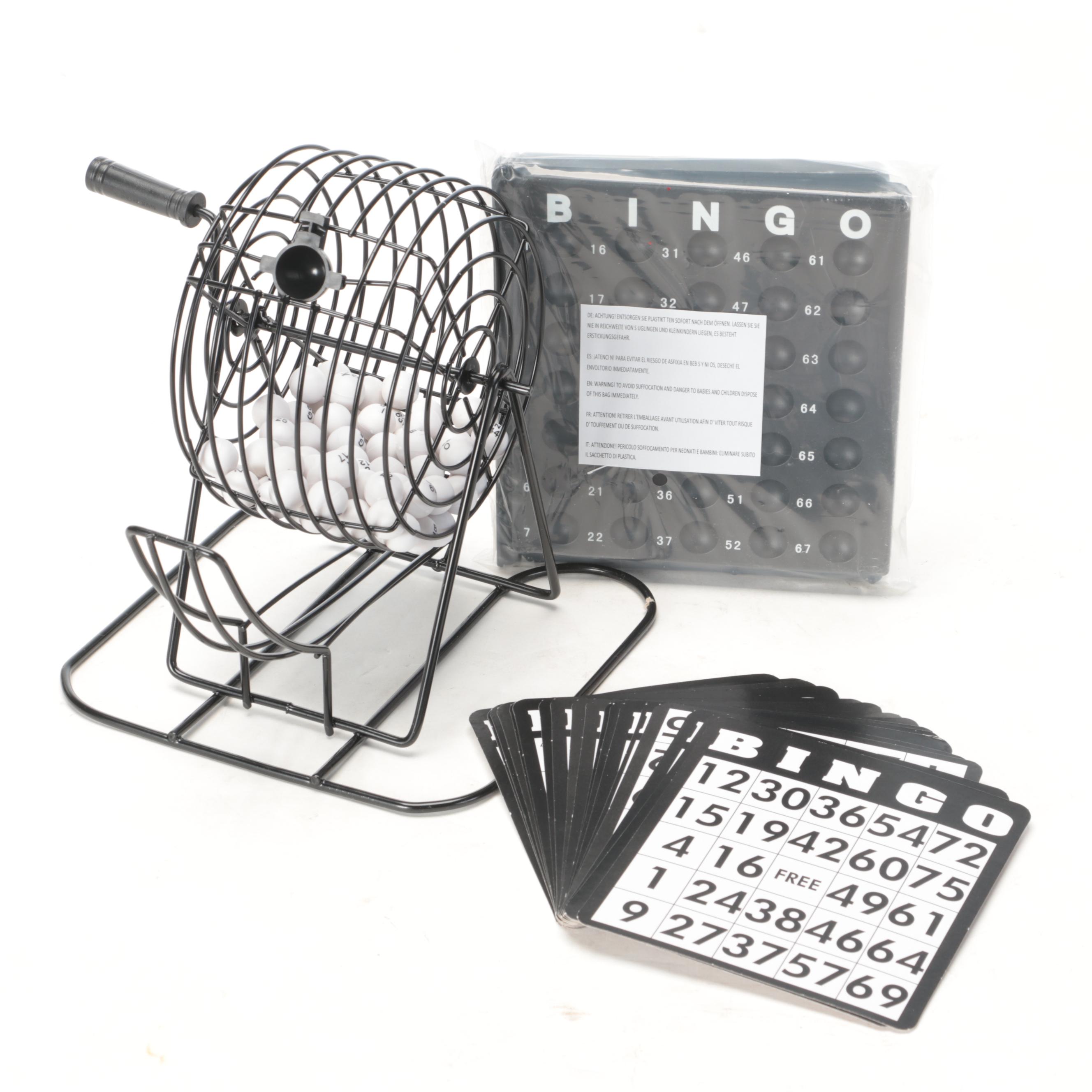 Plow and Hearth Plush Fawn with Magic Cabin Woodland Croquet and Bingo Set