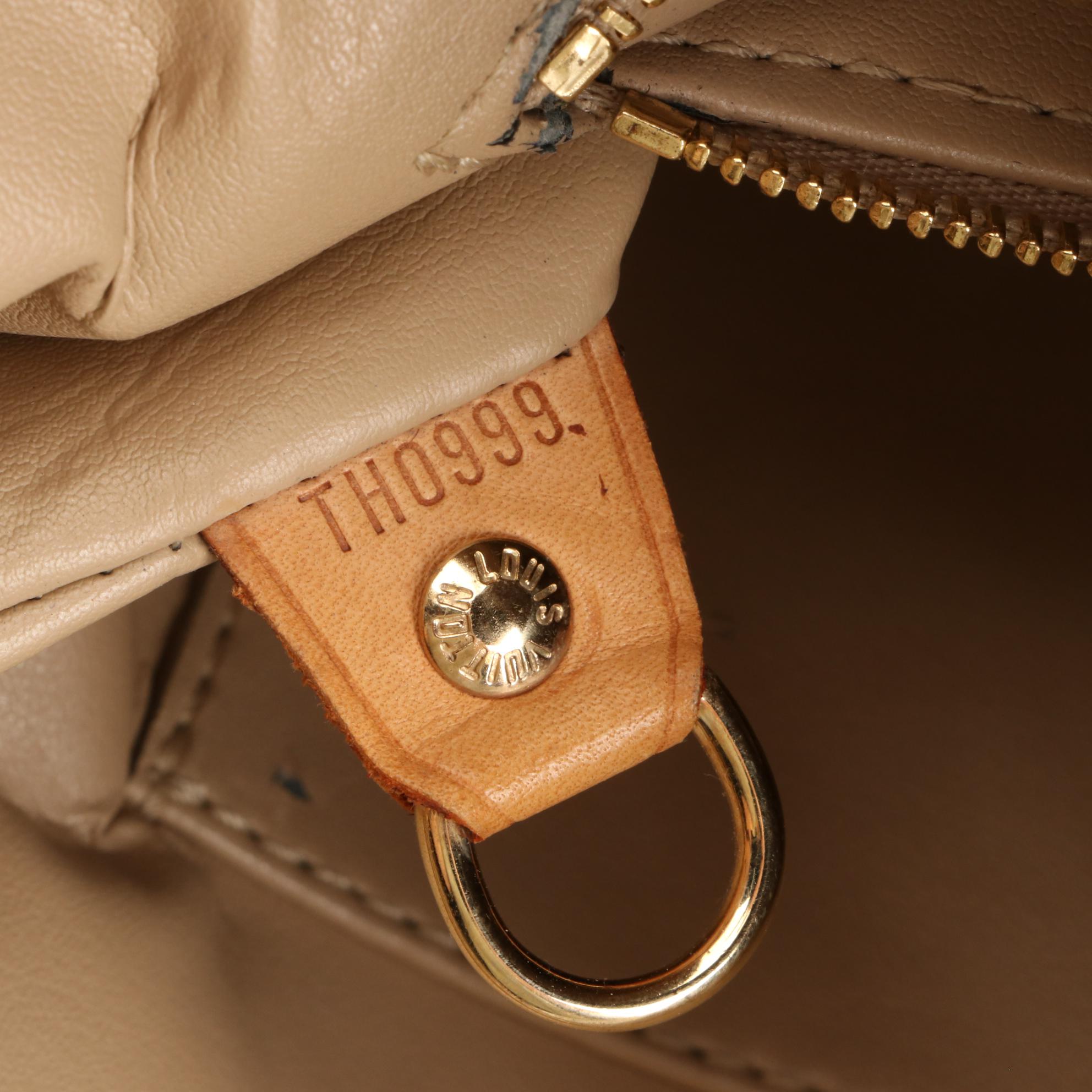 Louis Vuitton Houston Bag in Monogram Vernis with Vachetta Leather