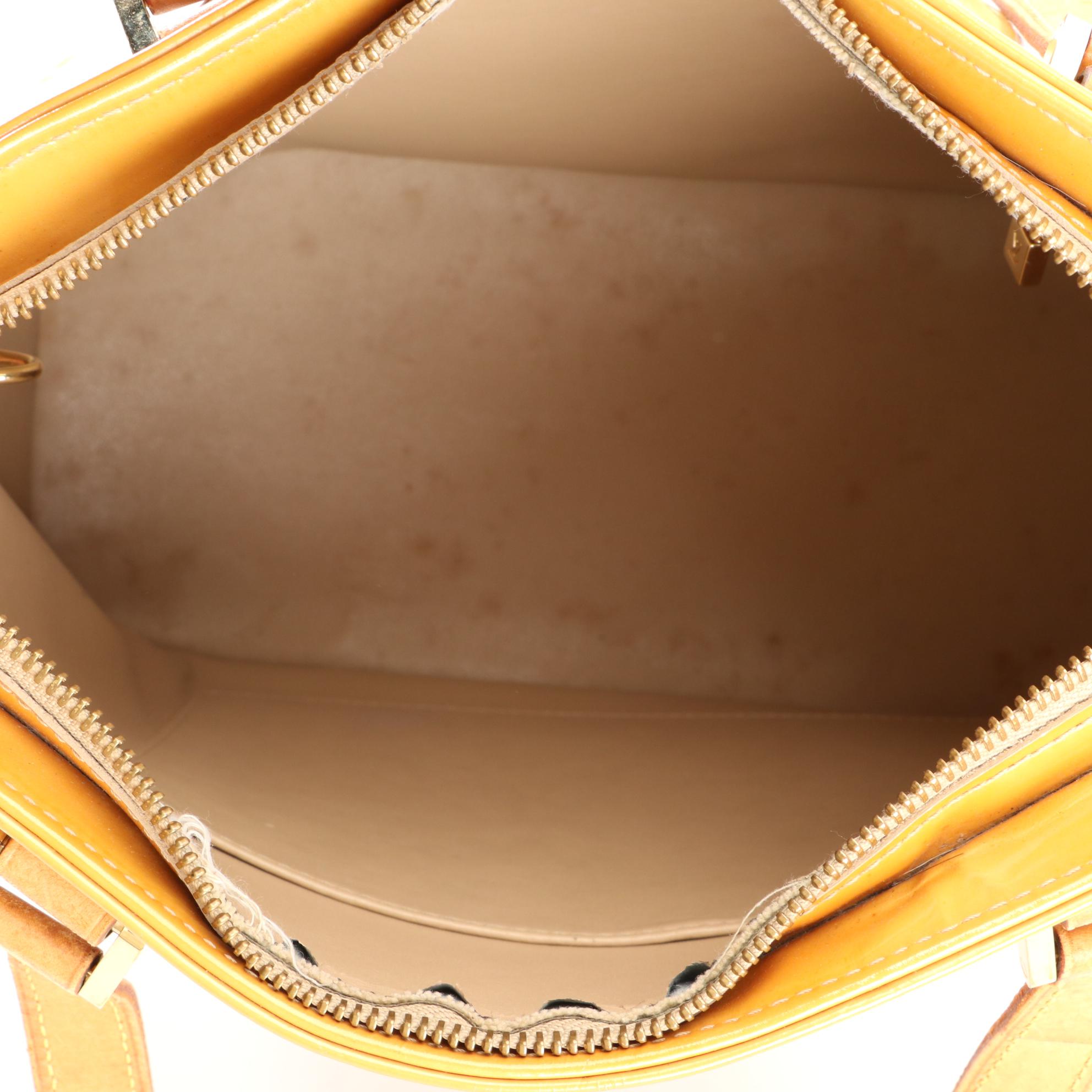 Louis Vuitton Houston Bag in Monogram Vernis with Vachetta Leather