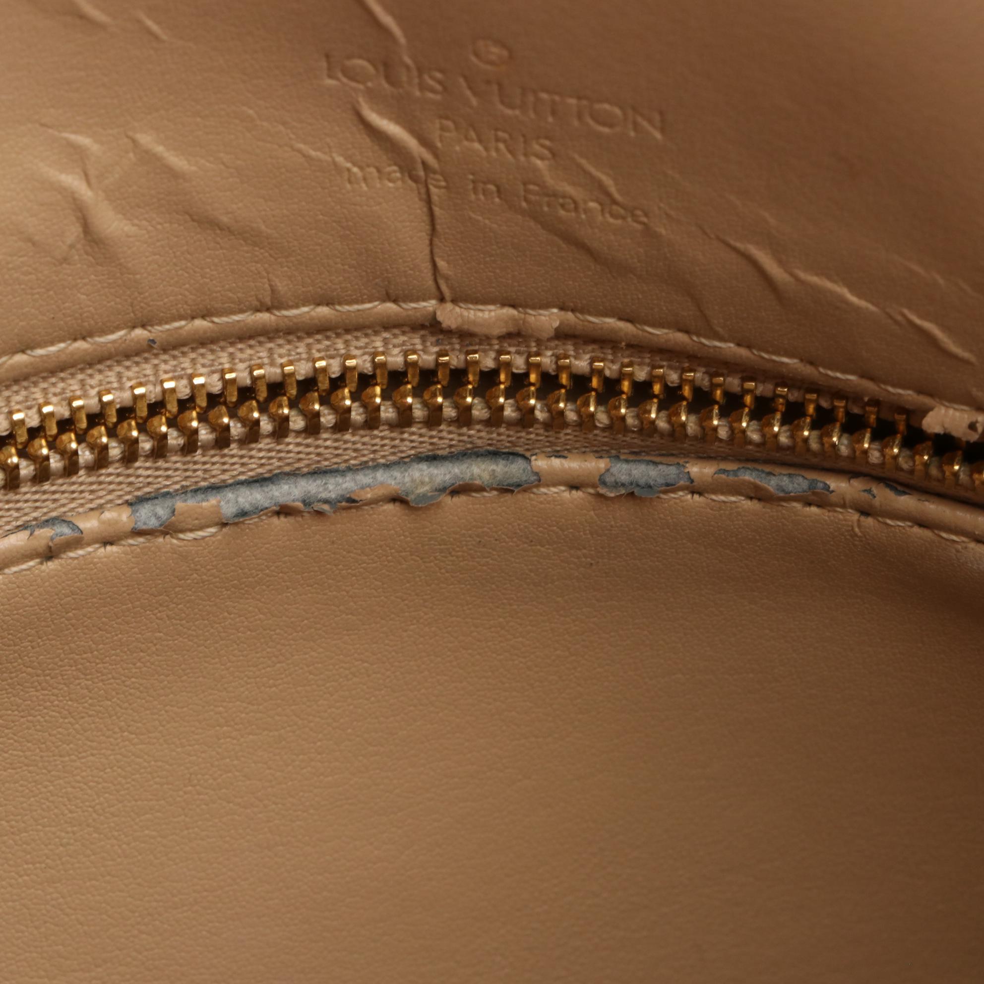 Louis Vuitton Houston Bag in Monogram Vernis with Vachetta Leather