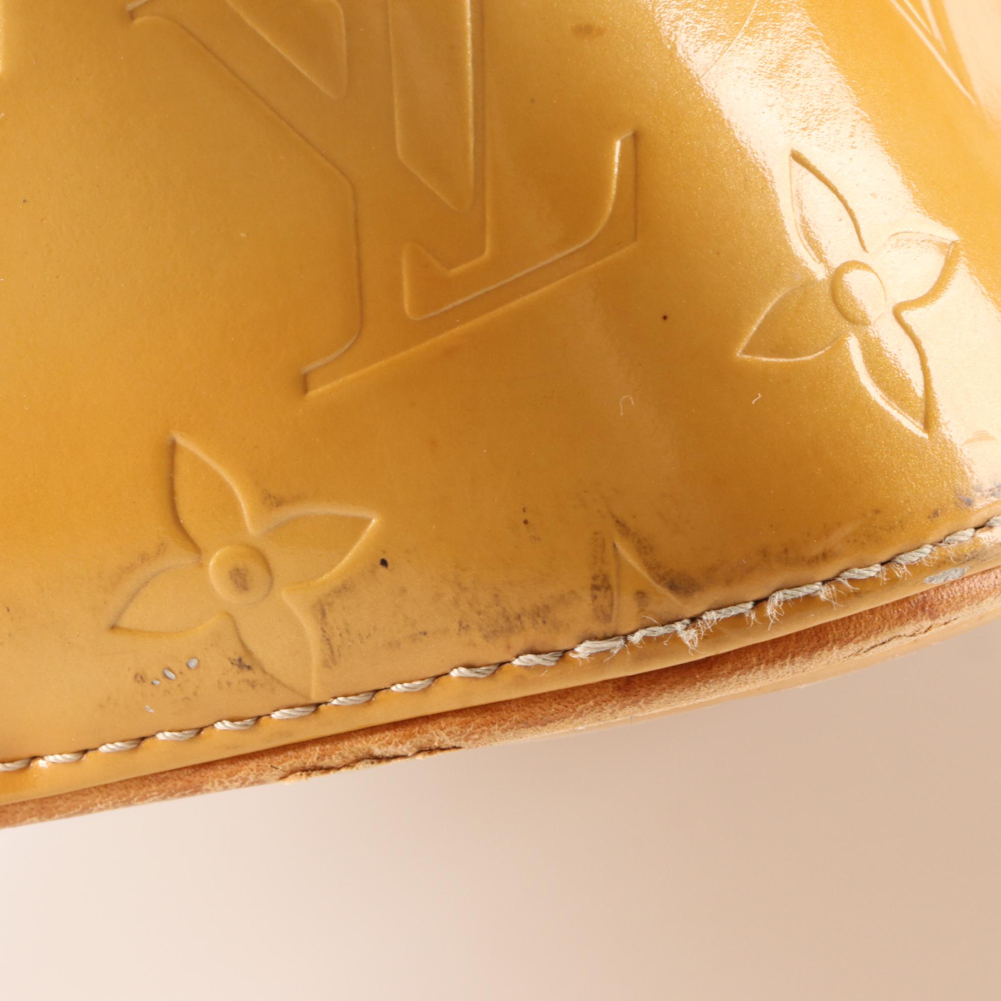 Louis Vuitton Houston Bag in Monogram Vernis with Vachetta Leather