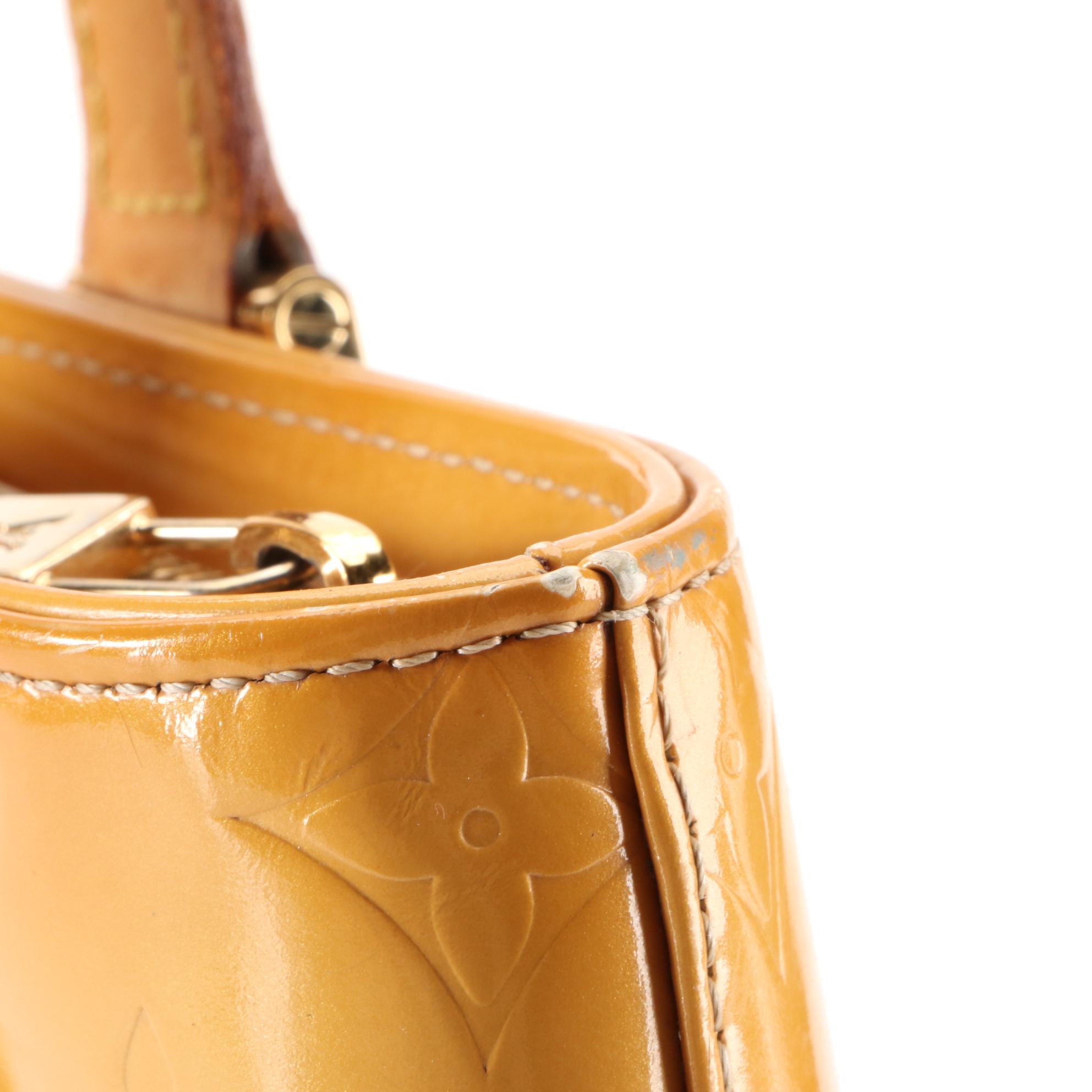 Louis Vuitton Houston Bag in Monogram Vernis with Vachetta Leather