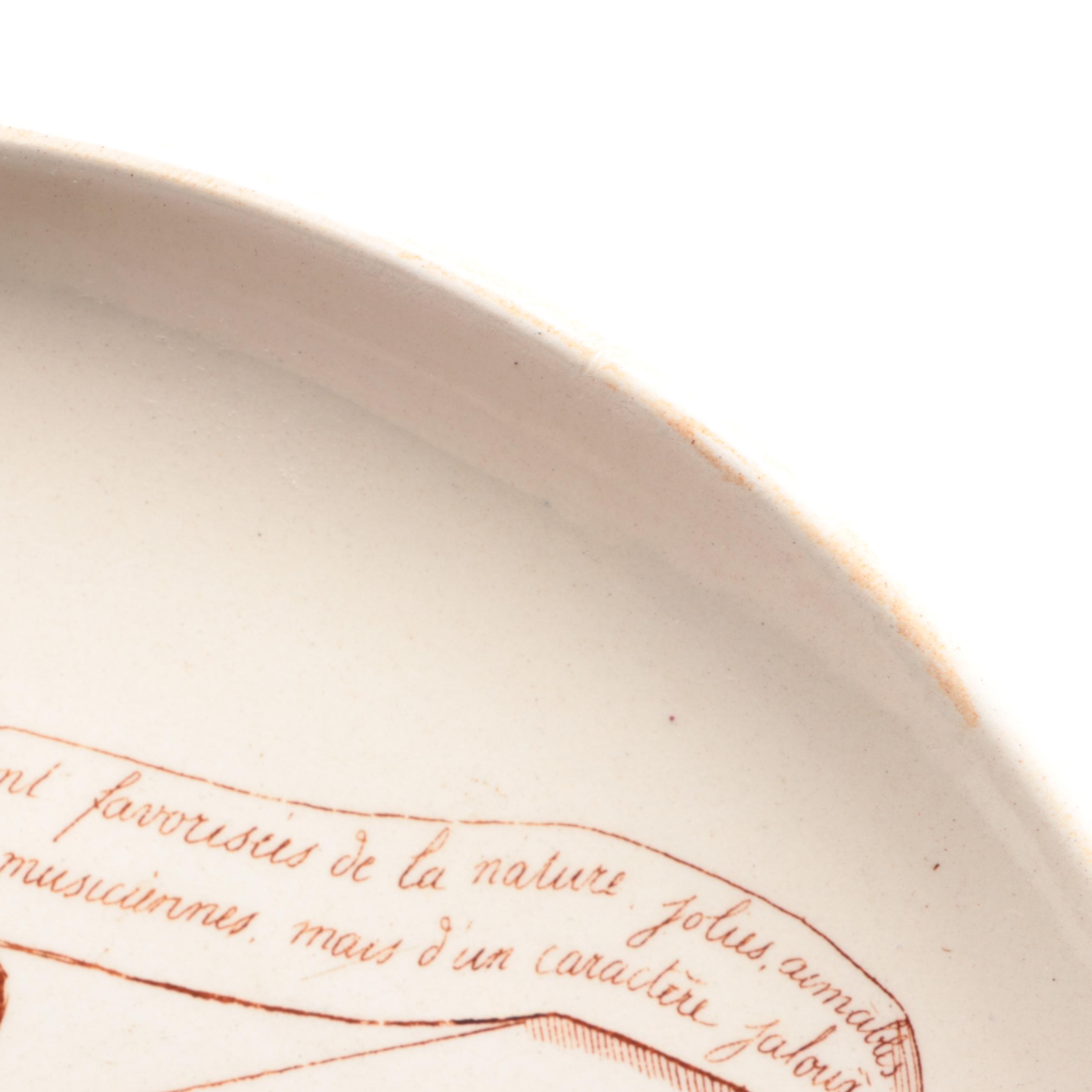 Creil et Montereau "Horoscopes" Ironstone Cancer and Libra Collector Plates