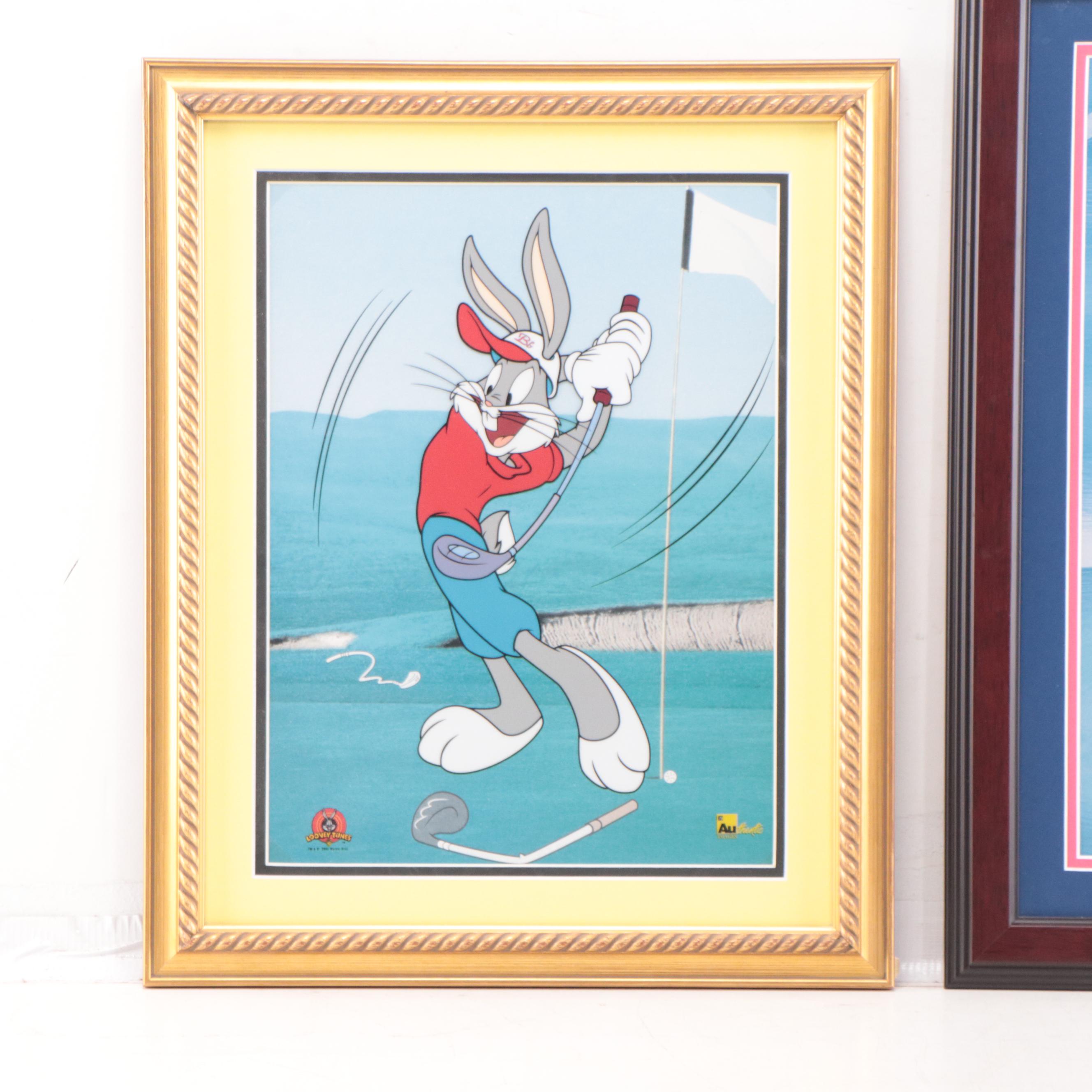 Metro Goldwyn Mayer and Warner Brothers Animation Cels