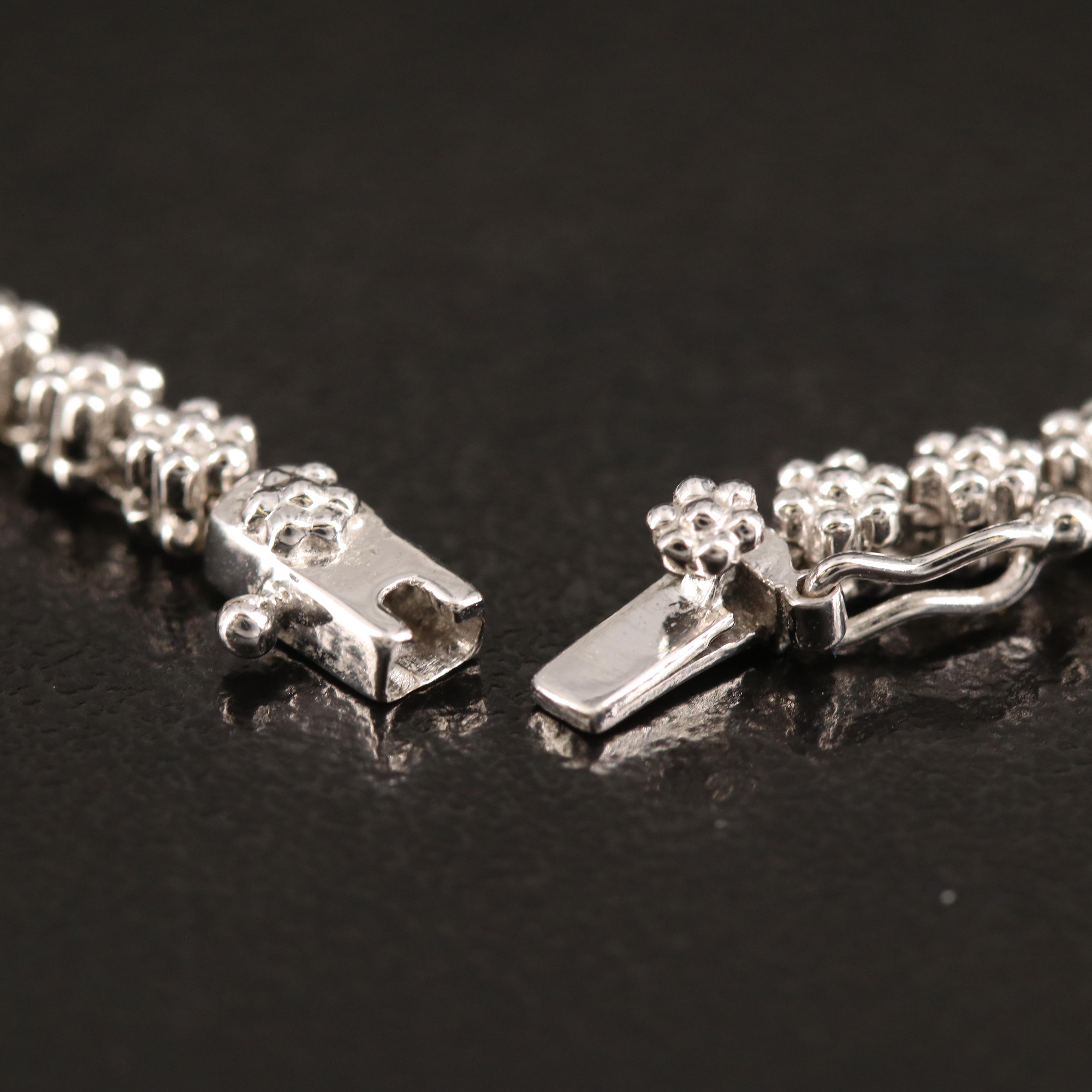 14K 3.02 CTW Diamond Chevron Necklace