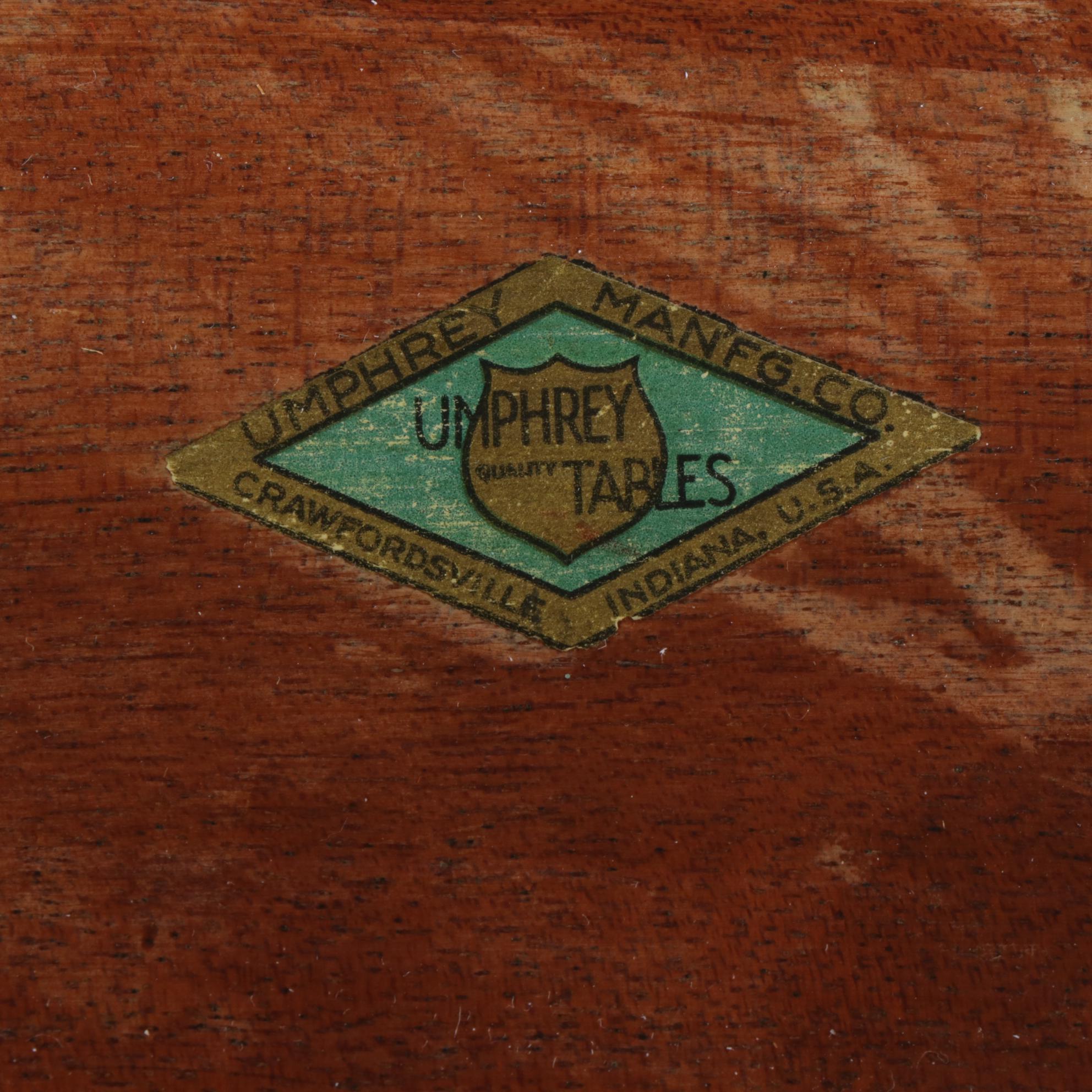 Umphrey Mahogany Single-Drawer Console Table, Mid-20th C.