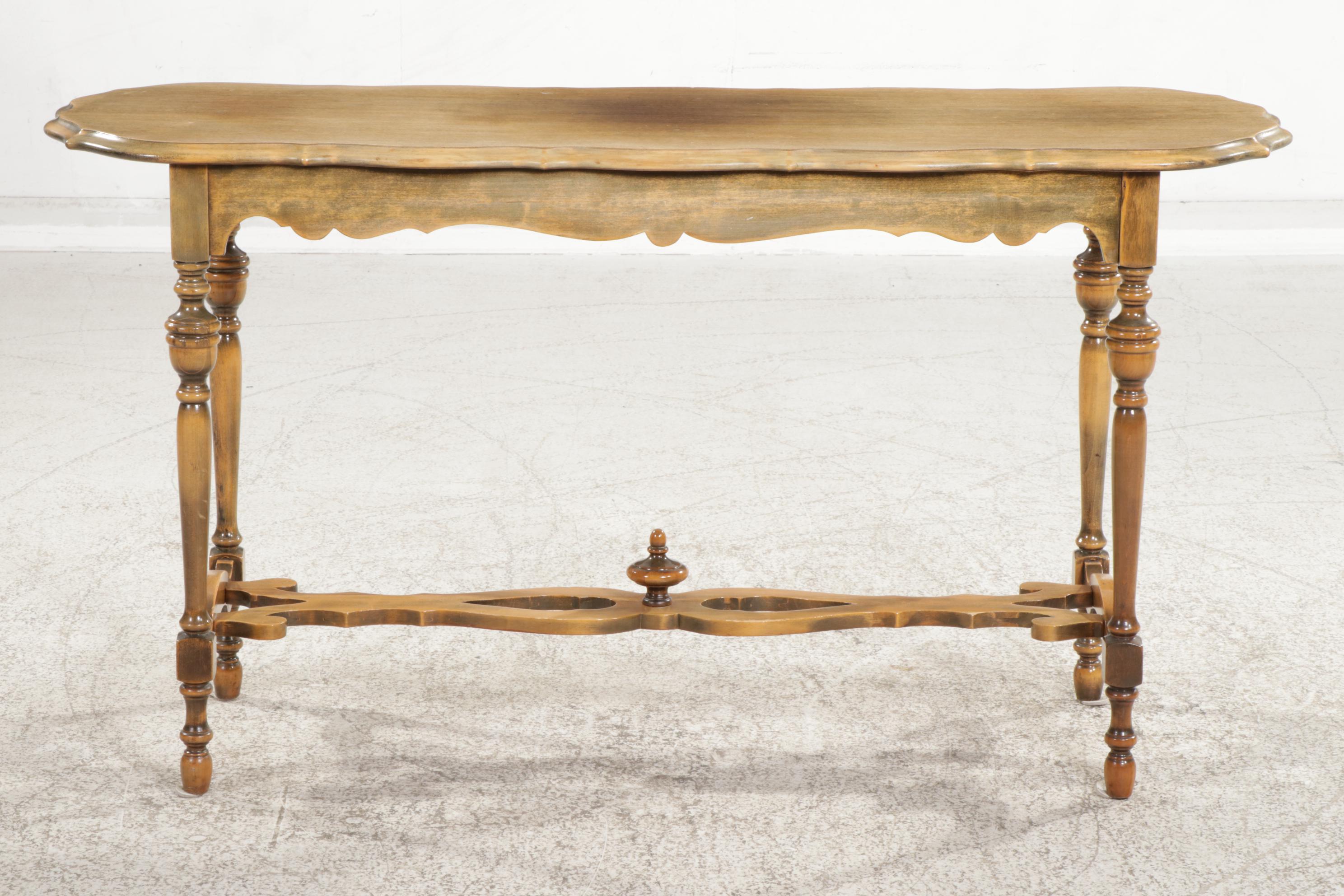 Umphrey Mahogany Single-Drawer Console Table, Mid-20th C.