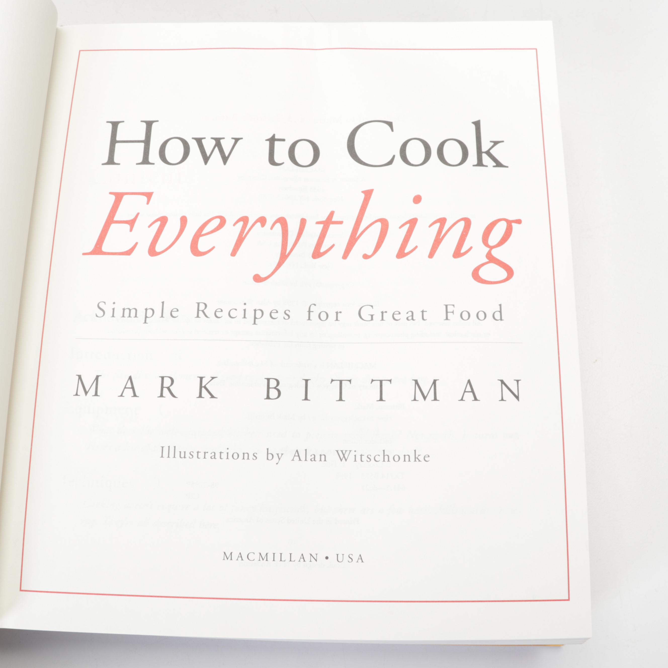 Cook's Illustrated Bound Annual Volumes, 1993 - 2008 and Other Cookbooks