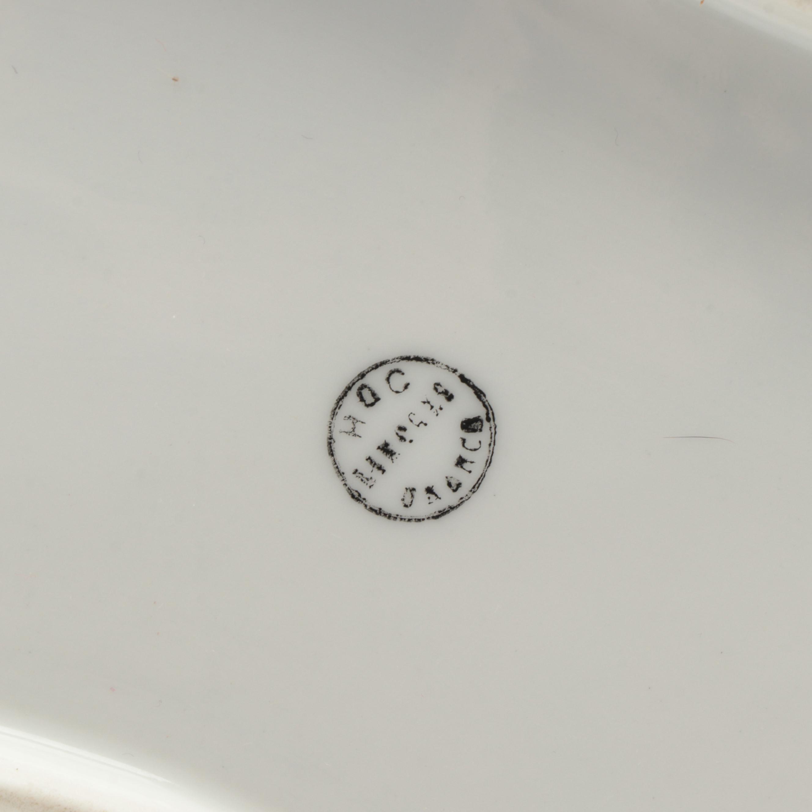 Haviland & Co. Limoges Pink Spray Porcelain Oval Platter