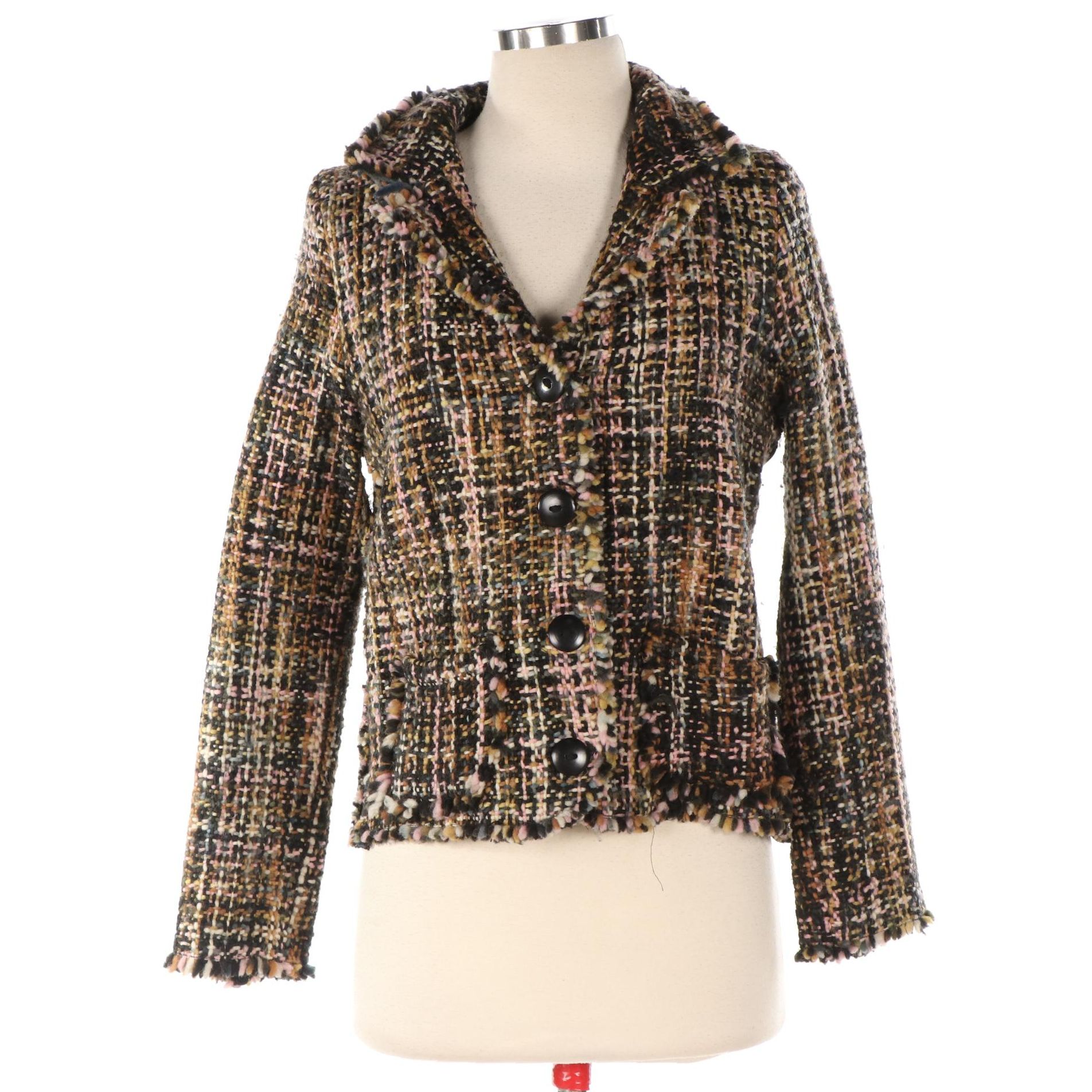 Alessandro Zar di tutte le Russie Tweed Button-Front Jacket
