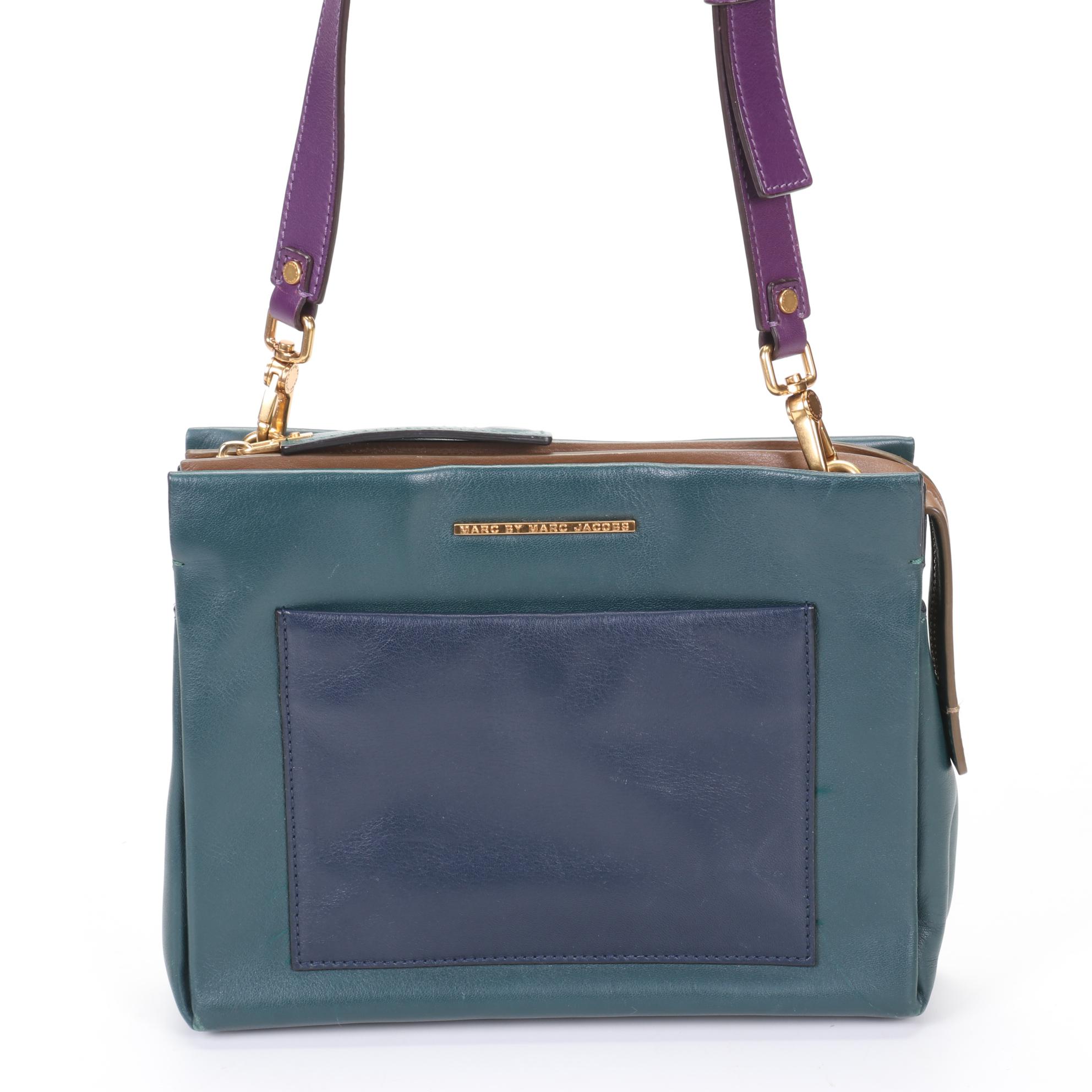Marc by Marc Jacobs Colorblock Leather Shoulder Bag