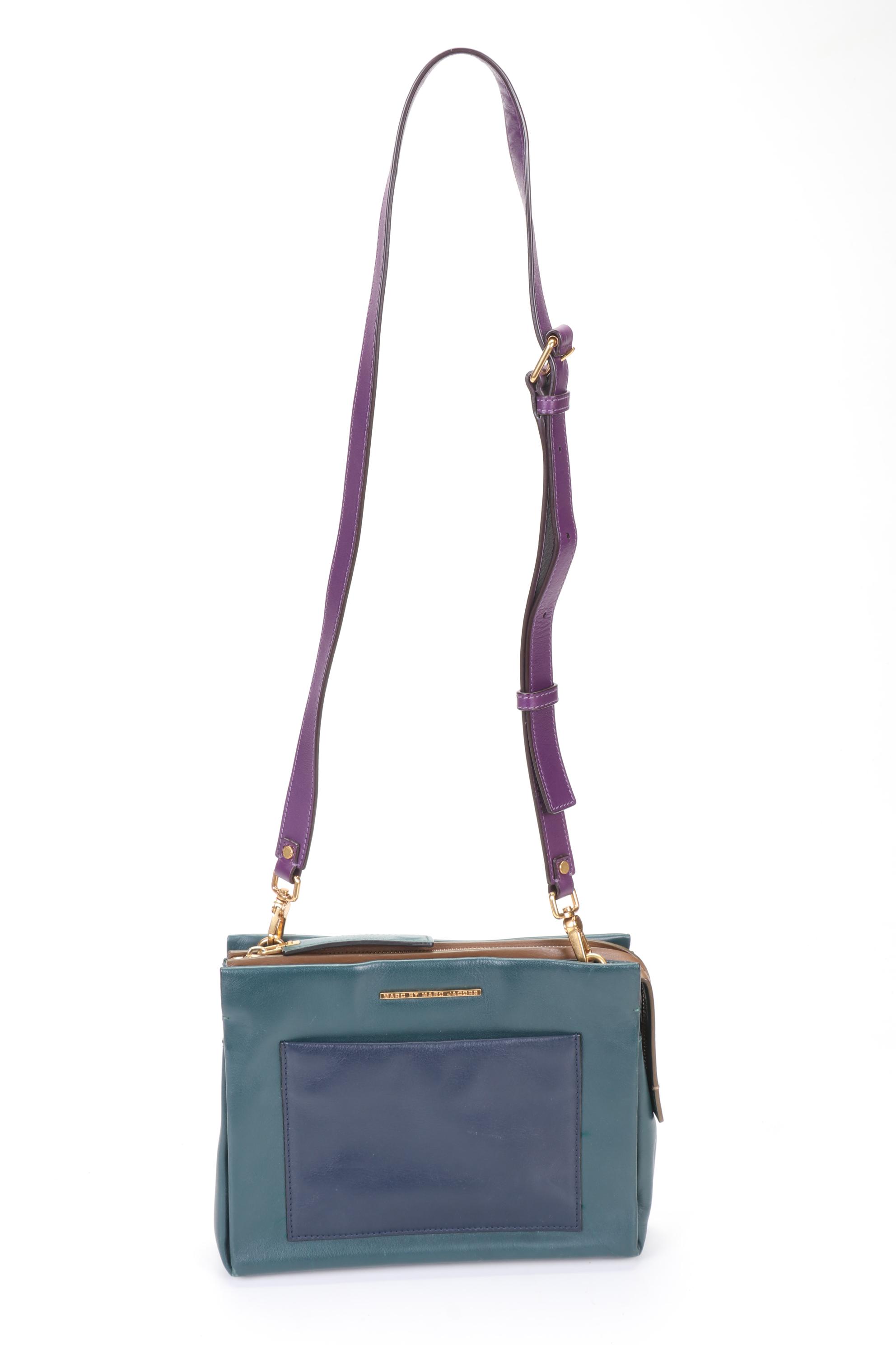 Marc by Marc Jacobs Colorblock Leather Shoulder Bag