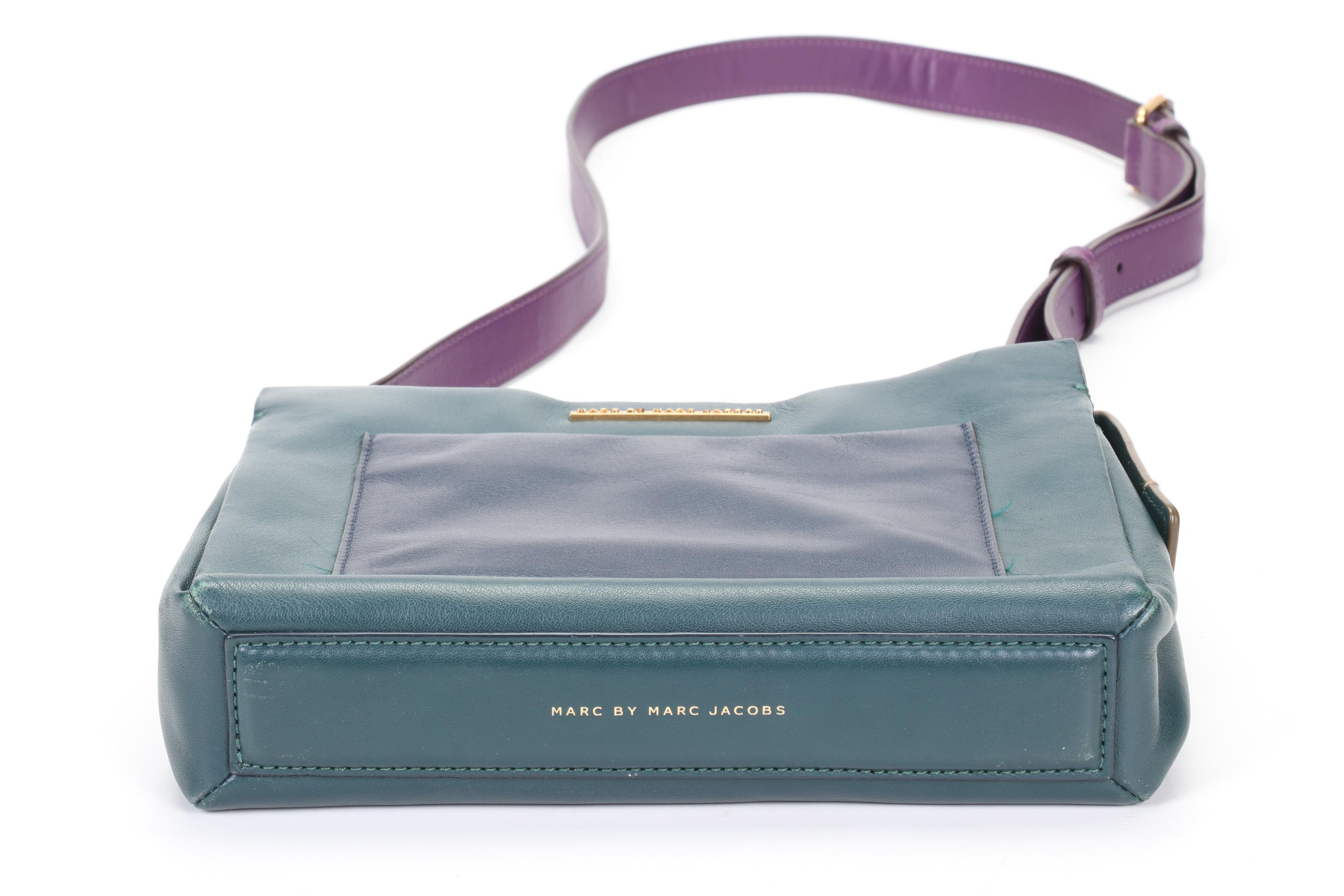 Marc by Marc Jacobs Colorblock Leather Shoulder Bag