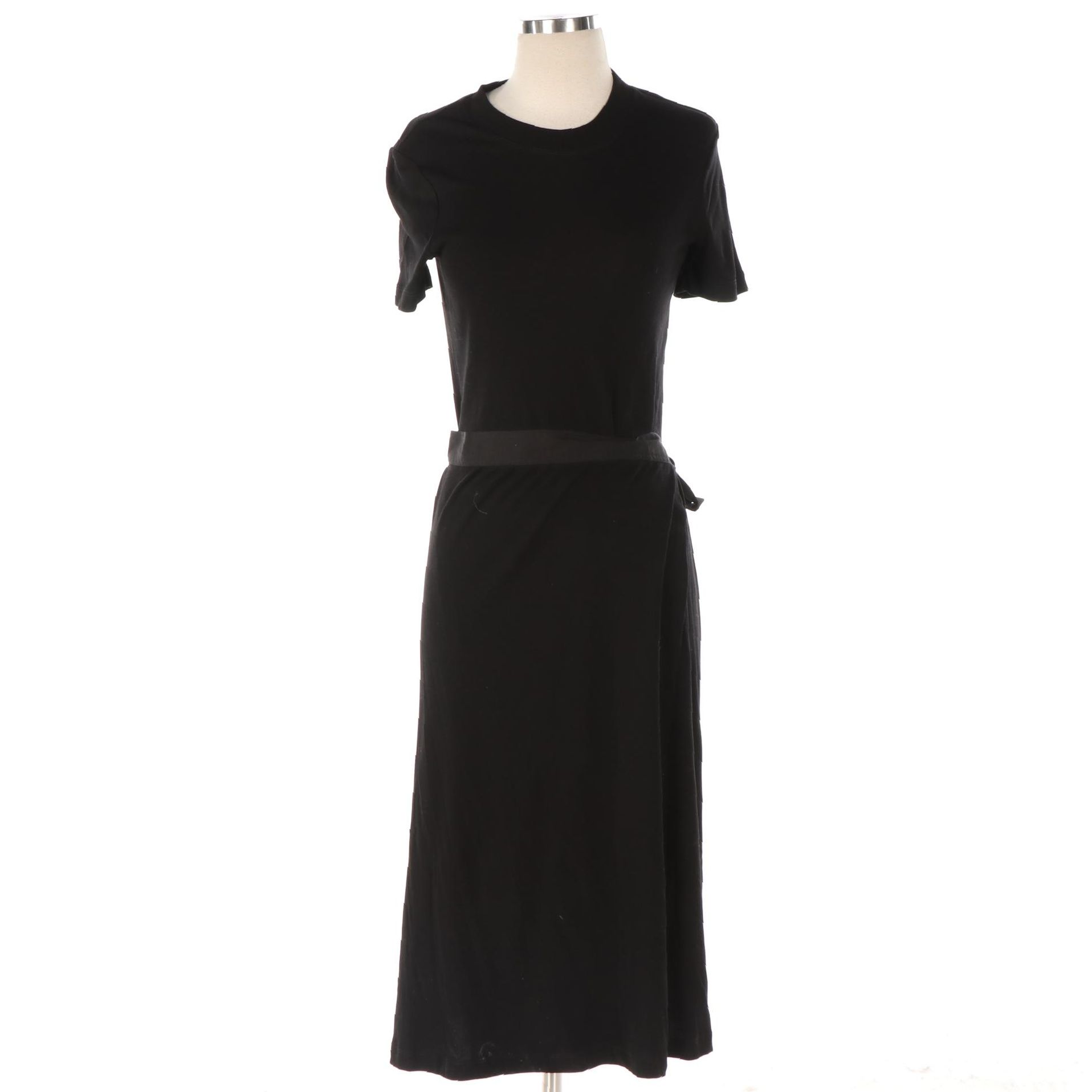 Rosetta Getty Apron Wrap Tee Shirt/Dress