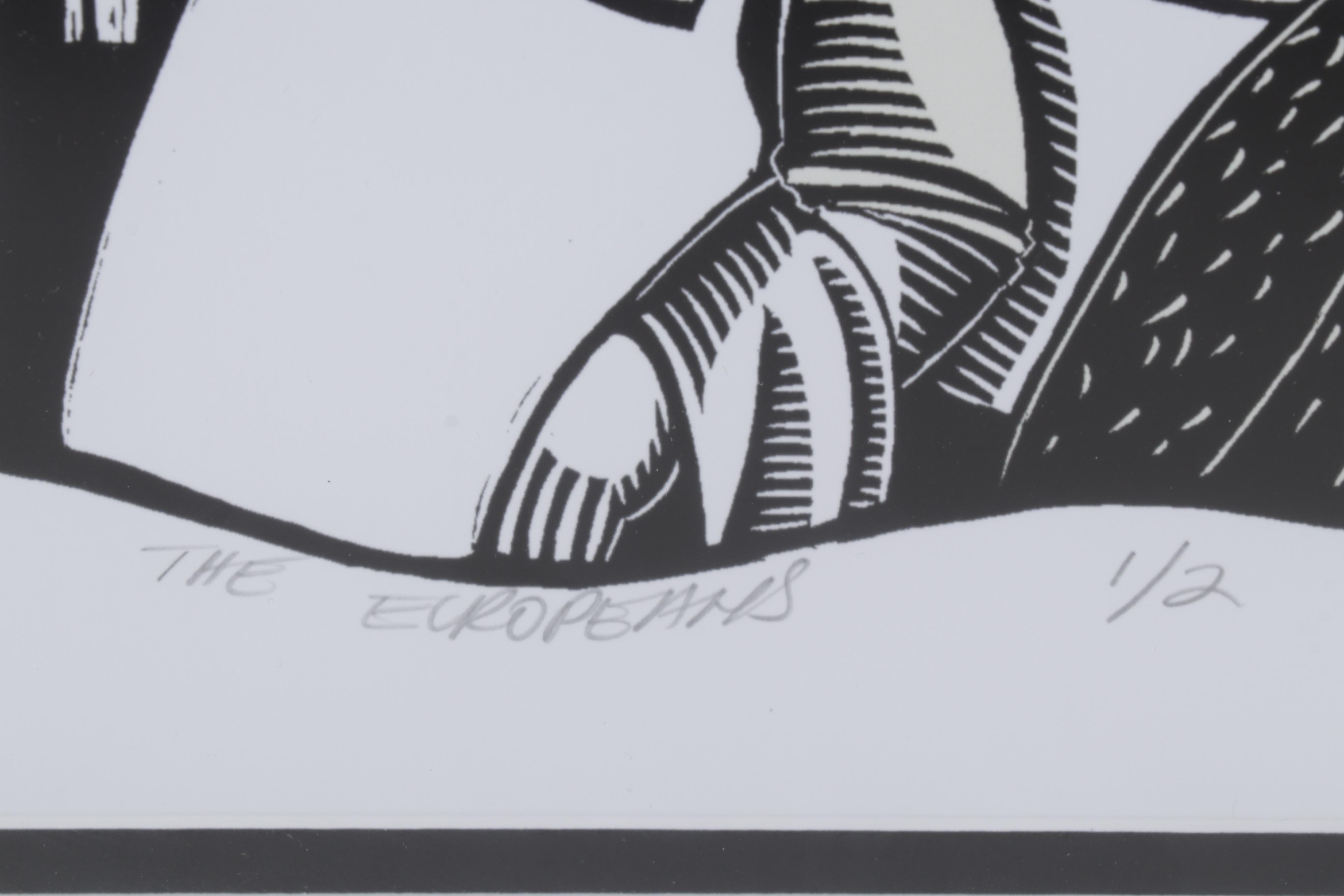 Evangelia Philippidis Giclées "Eat, Drink, and Be Merry" and "The Europeans"