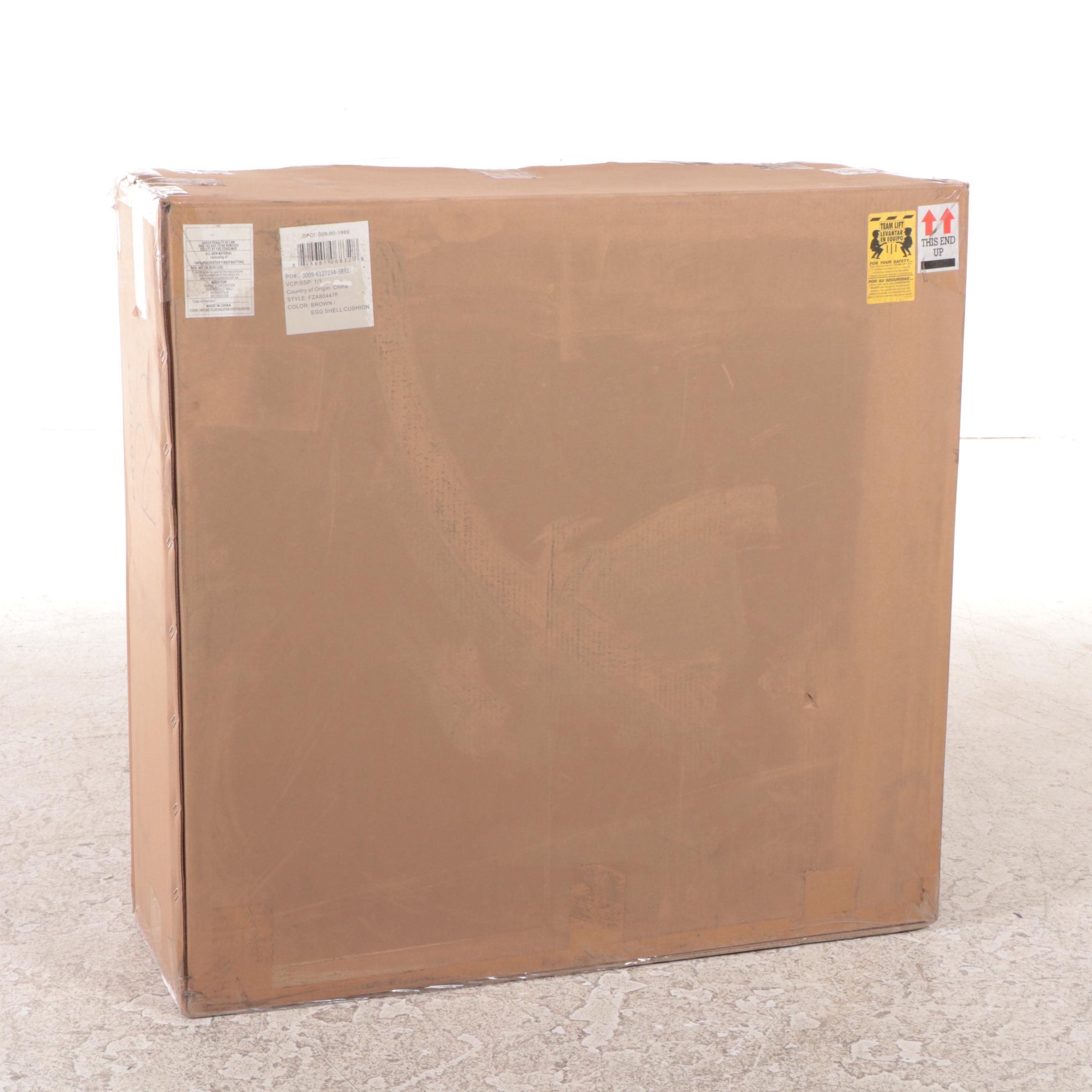 Project 62 Risley Oversized Rope Ottoman with Sunbrella Cushion