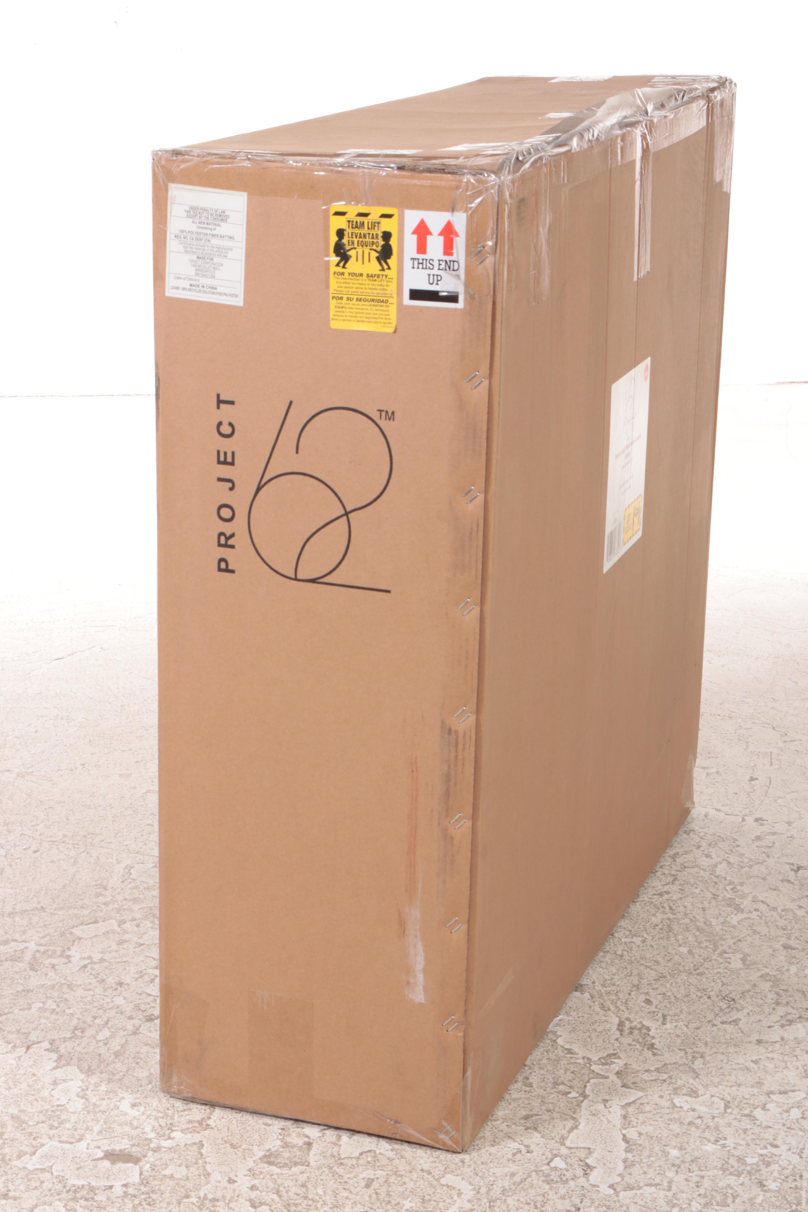 Project 62 Risley Oversized Rope Ottoman with Sunbrella Cushion