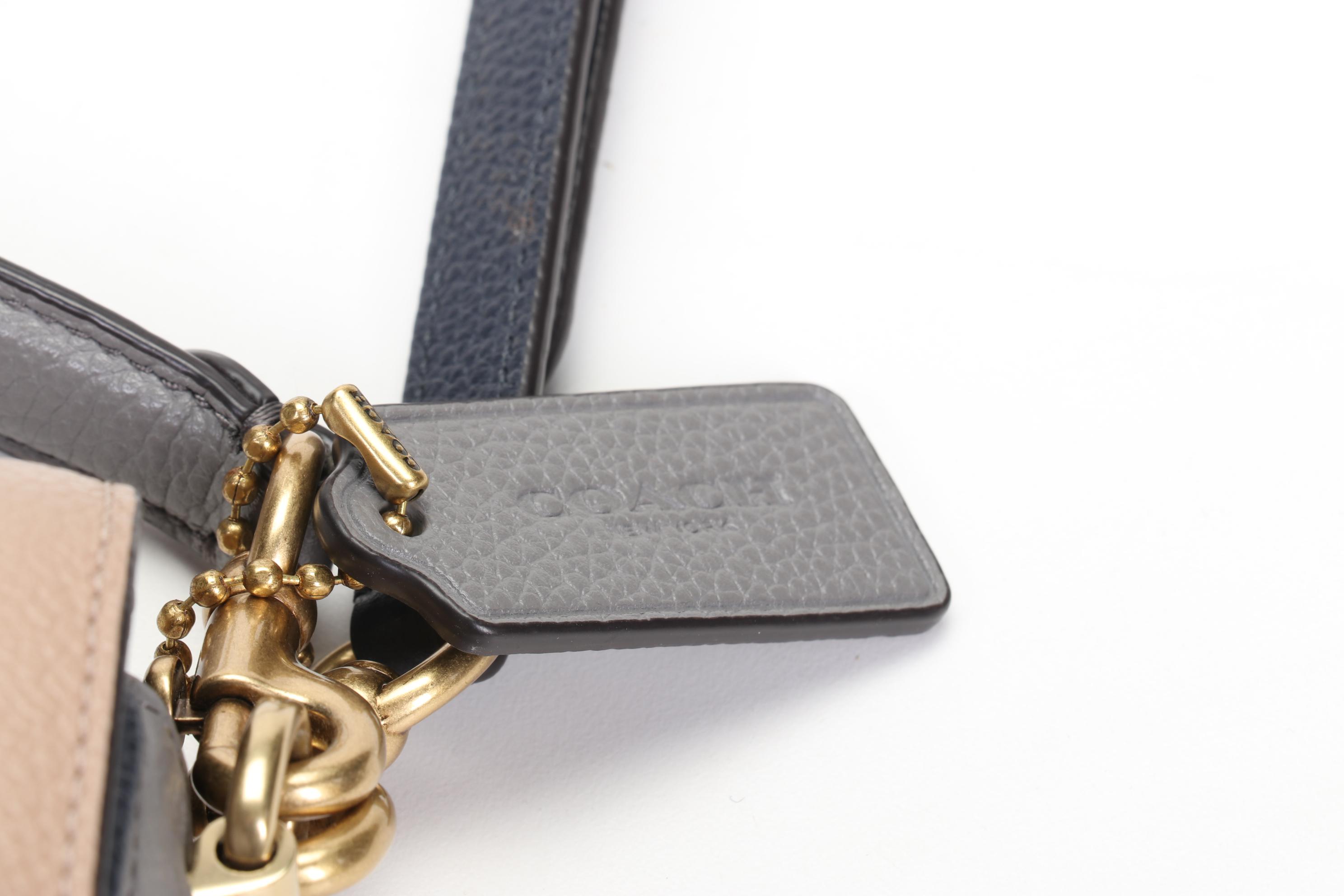 Coach Cassie Multicolor Leather Crossbody Bag, Zip-Around Wallet, and ID Holder