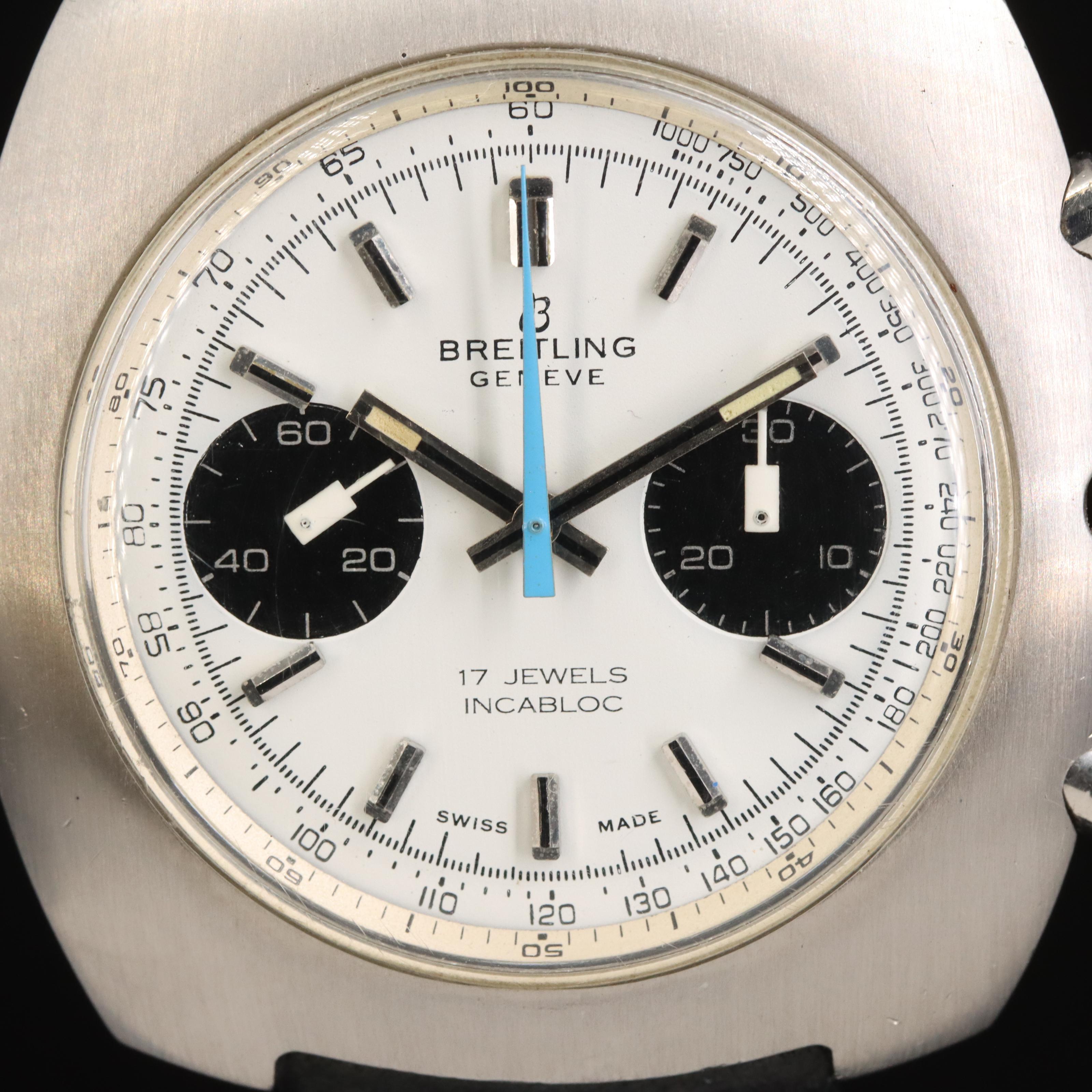 Breitling Chronograph Valjoux 7733 Stainless Steel Watch