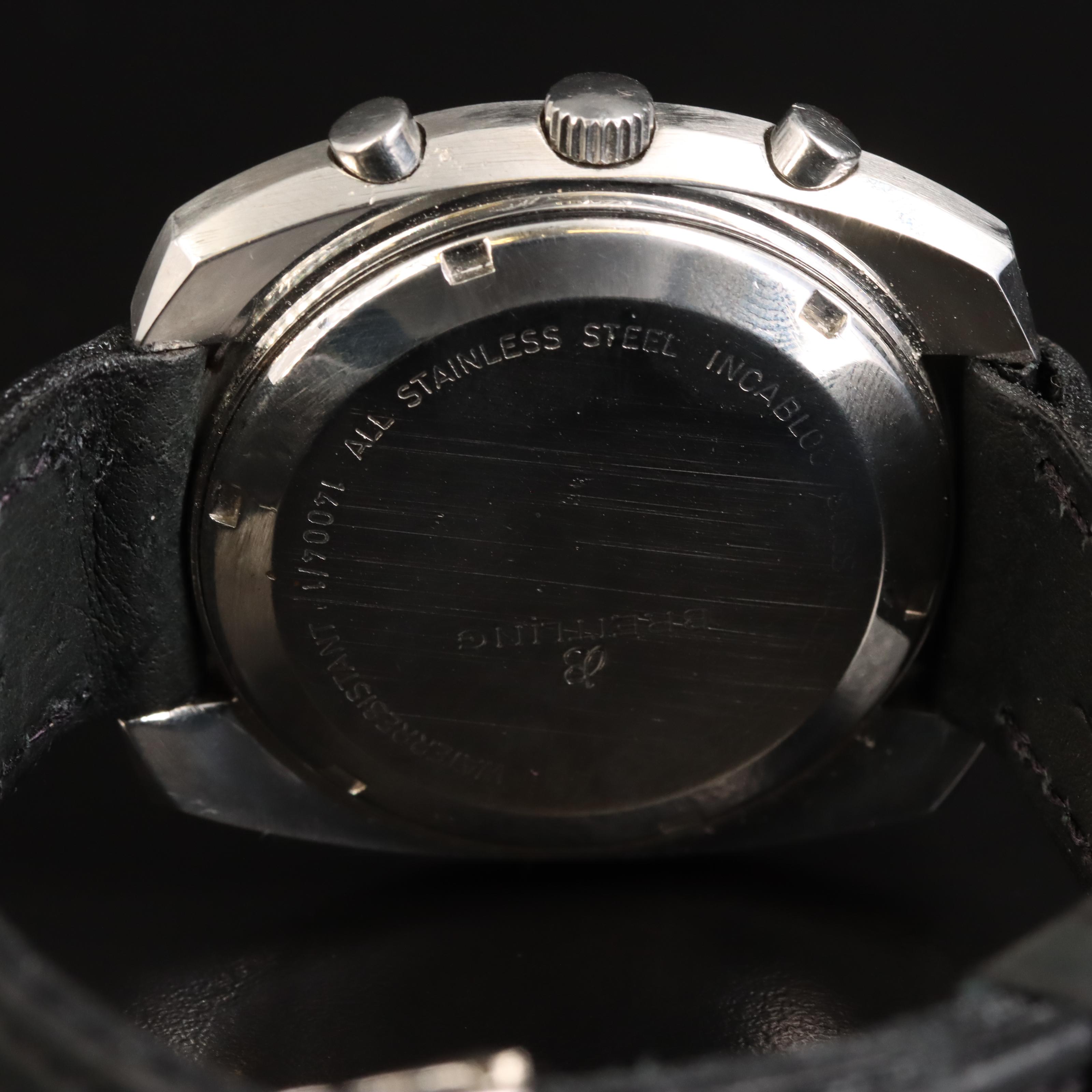 Breitling Chronograph Valjoux 7733 Stainless Steel Watch