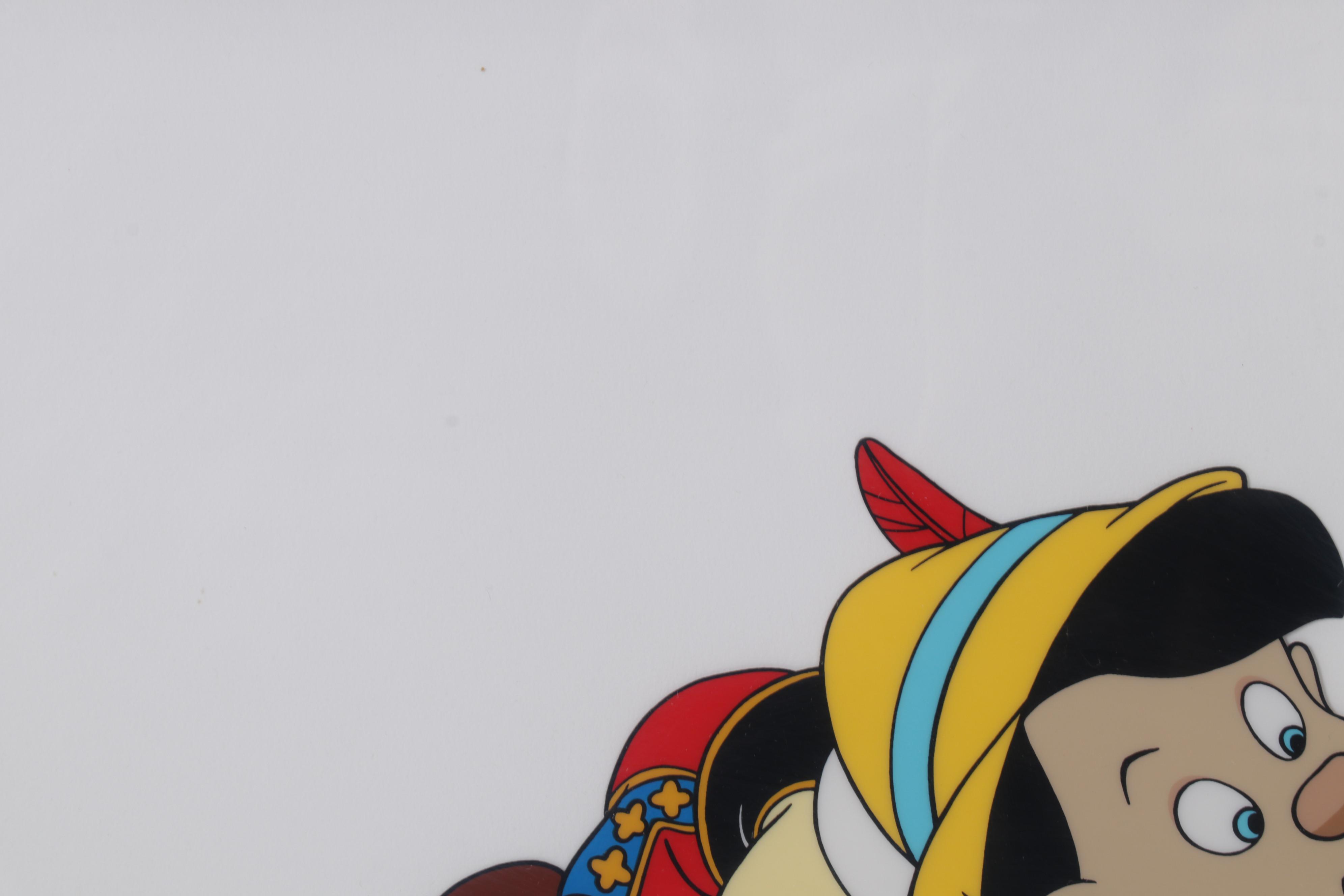 Walt Disney Company "Pinocchio" Animation Serigraph Cel, Circa 2000