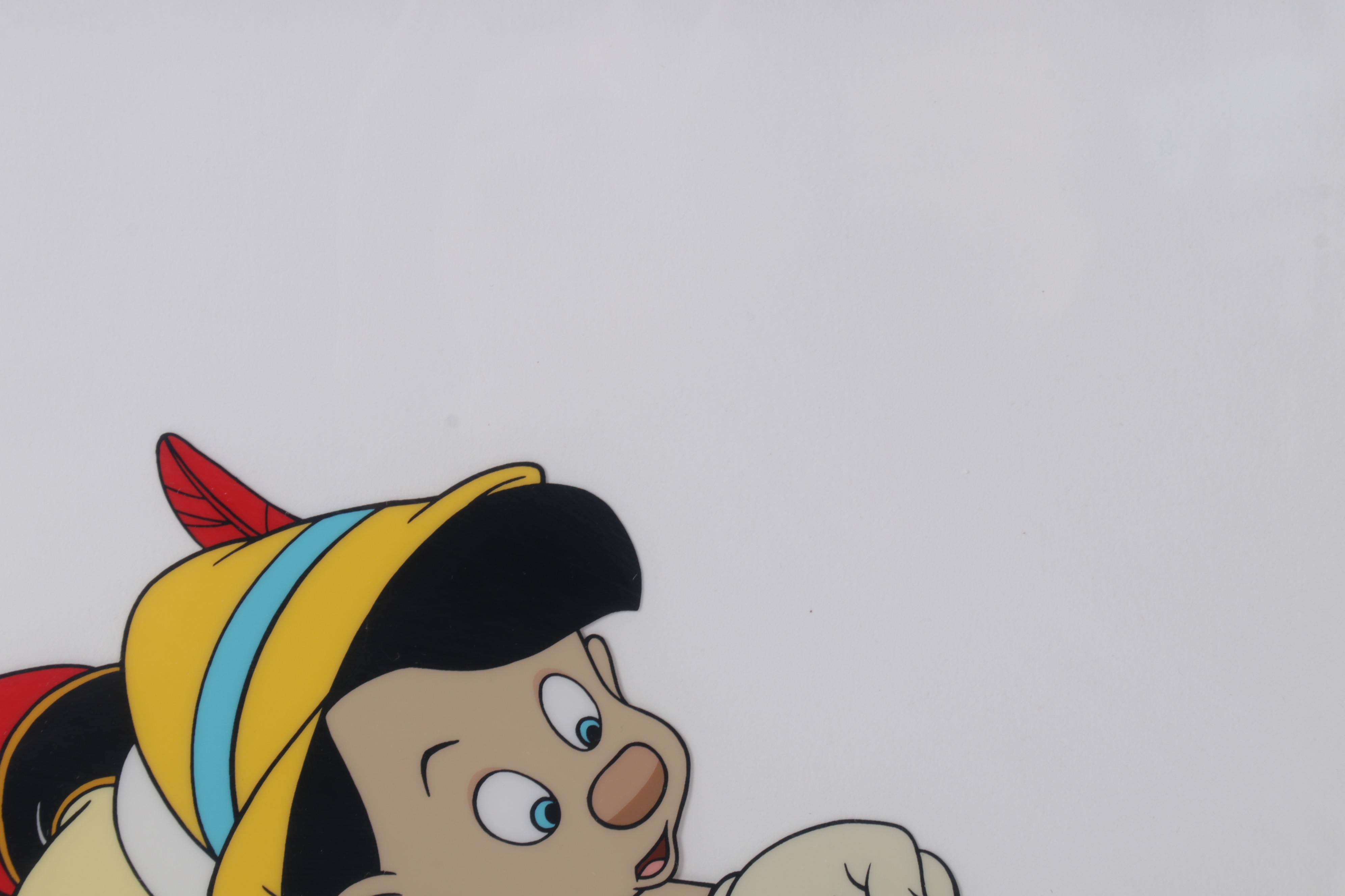 Walt Disney Company "Pinocchio" Animation Serigraph Cel, Circa 2000