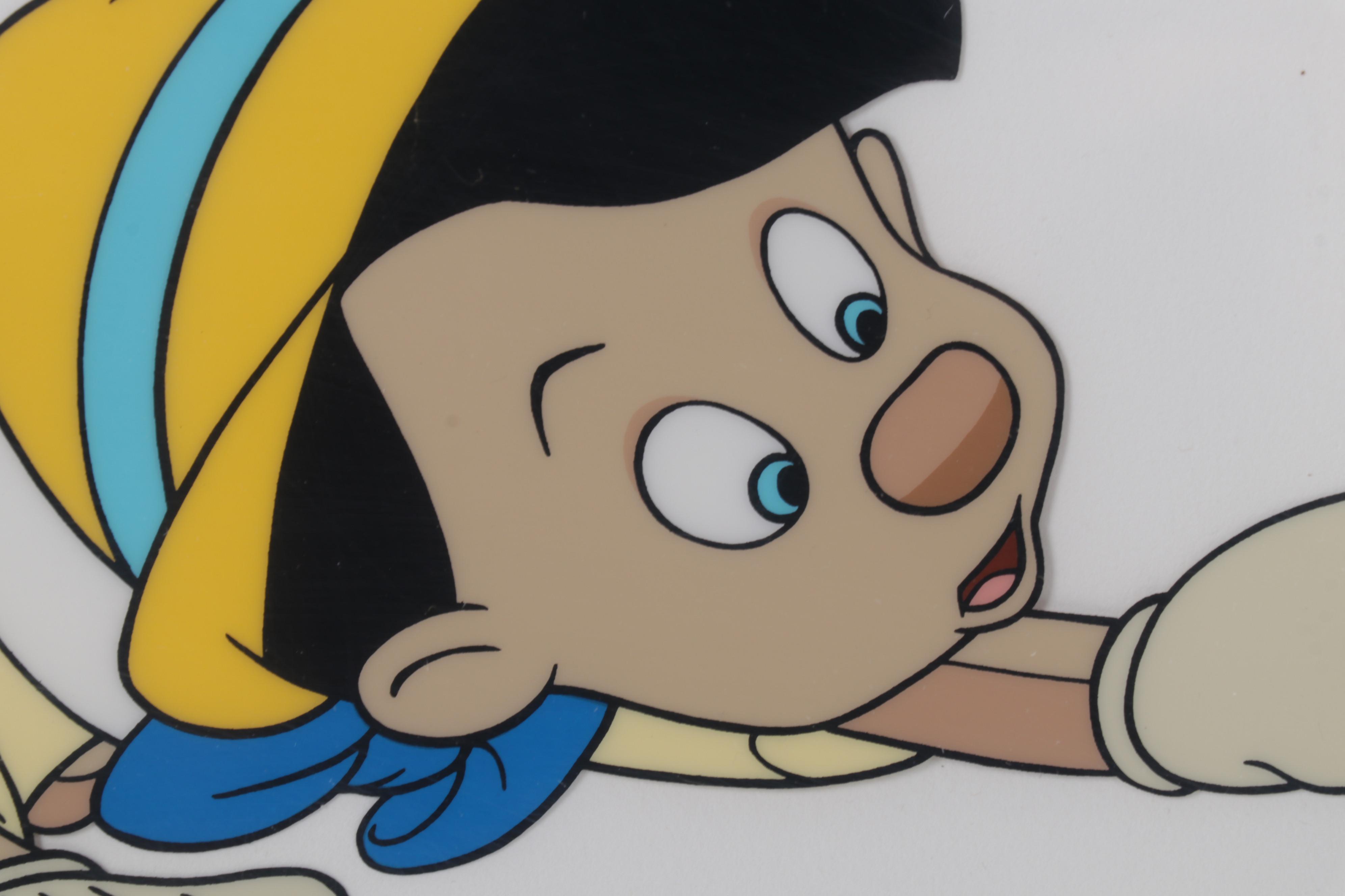 Walt Disney Company "Pinocchio" Animation Serigraph Cel, Circa 2000