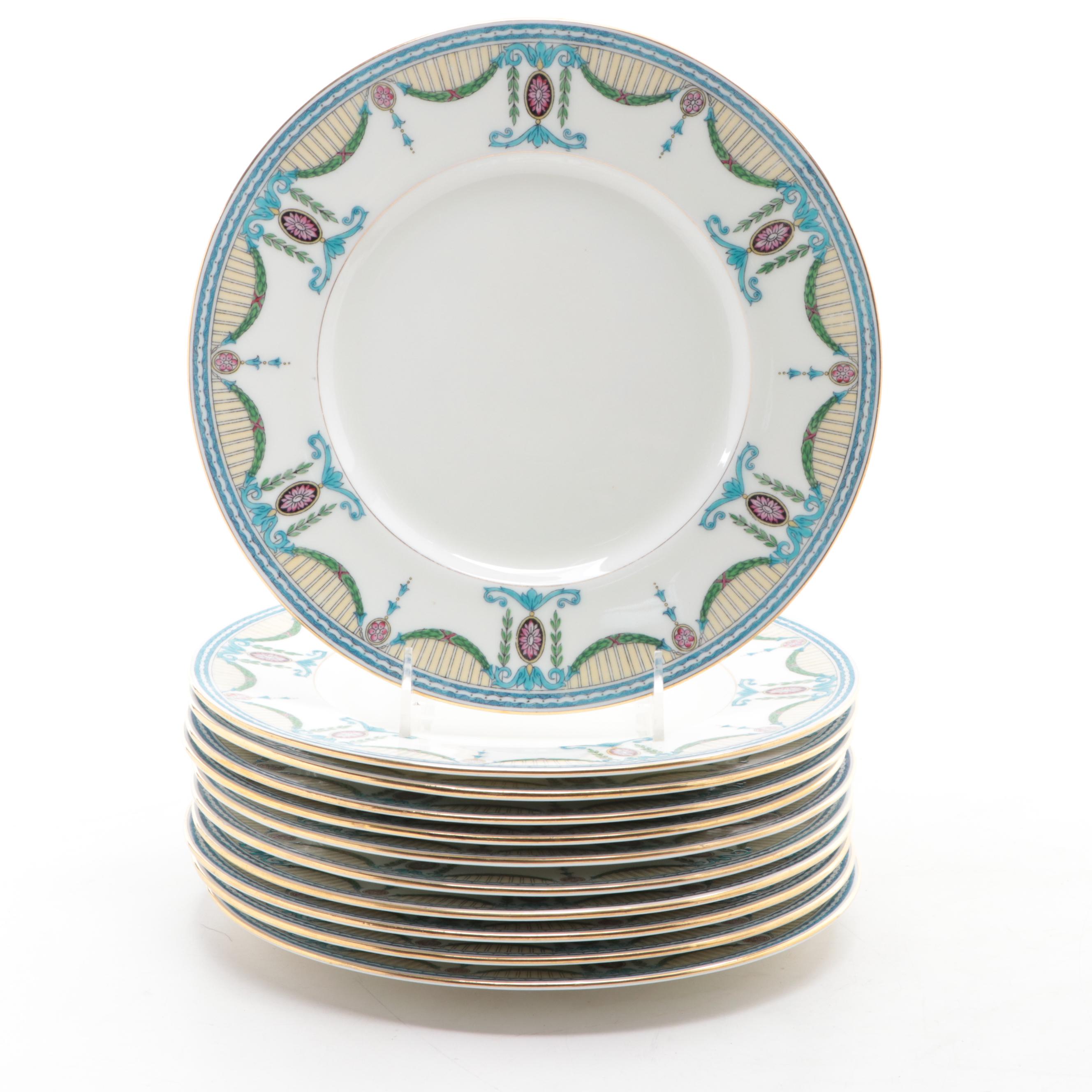 English Mintons Adams Style Porcelain Dinnerware