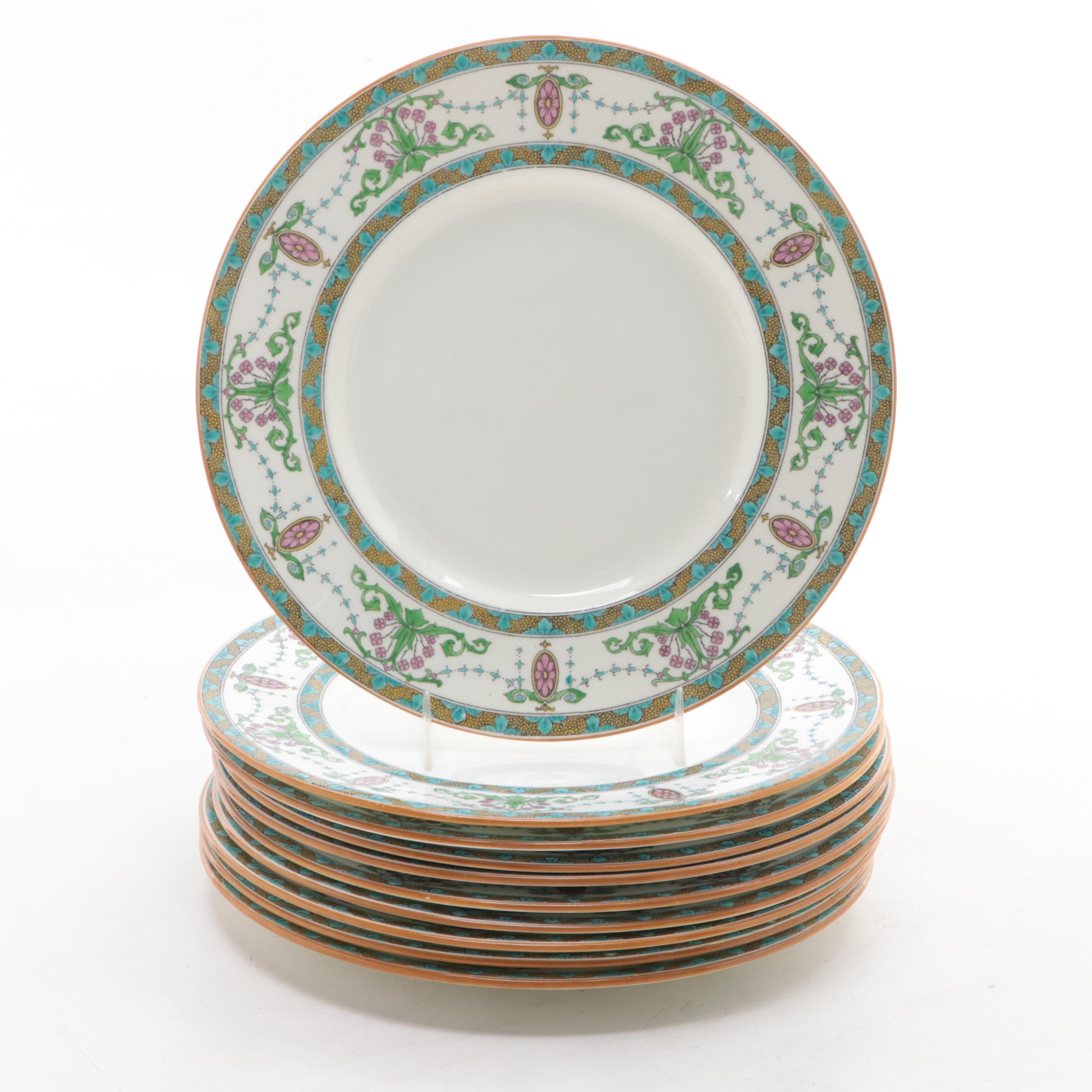 English Mintons Adams Style Porcelain Dinnerware