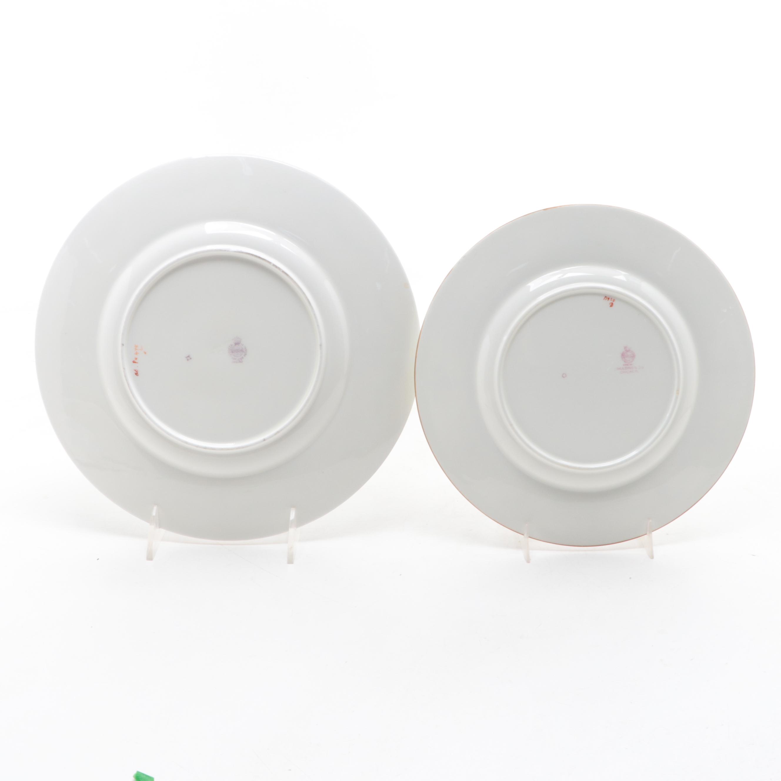 English Mintons Adams Style Porcelain Dinnerware