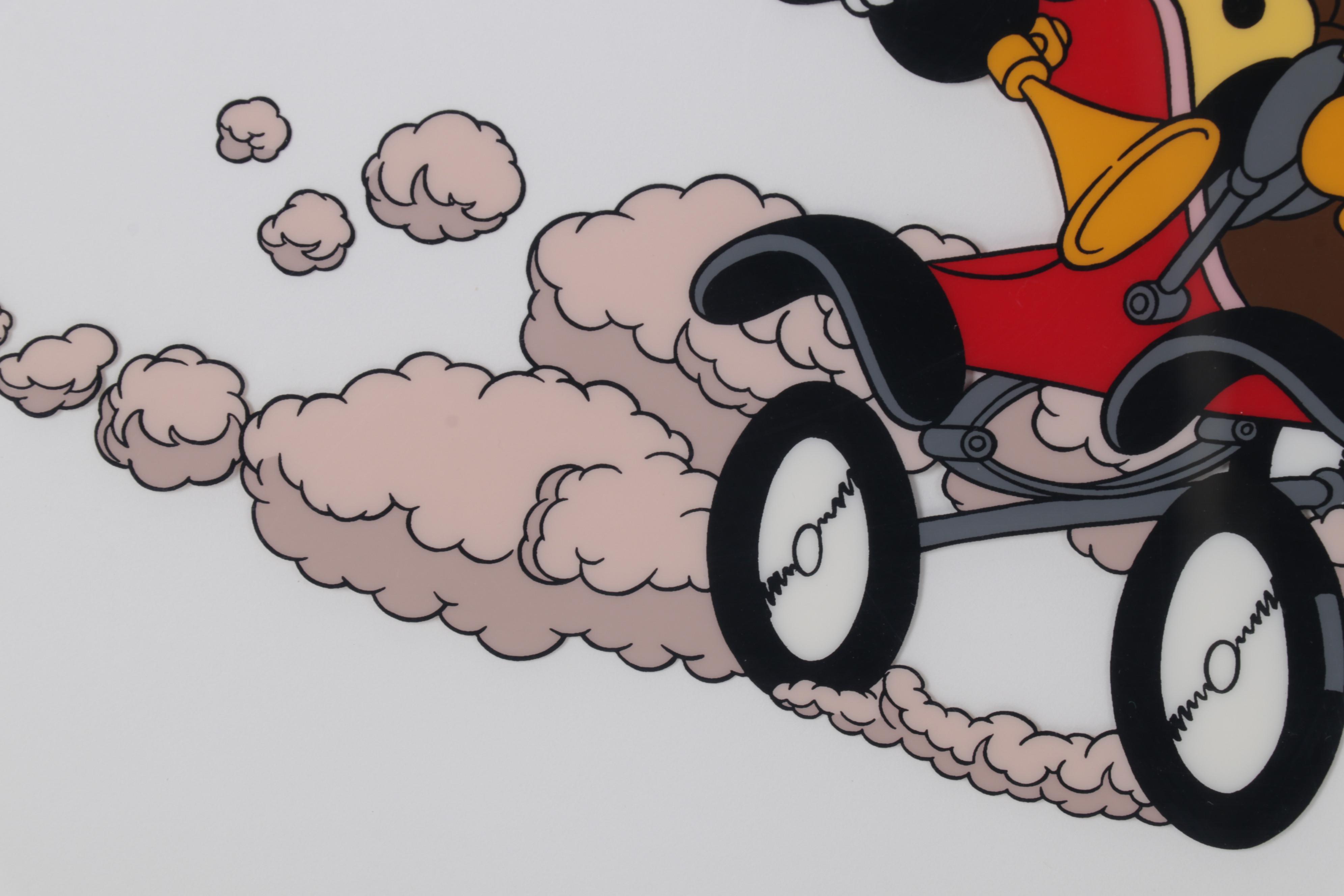 Walt Disney Company "Sunday Drive" Animation Serigraph Cel, Circa 2003