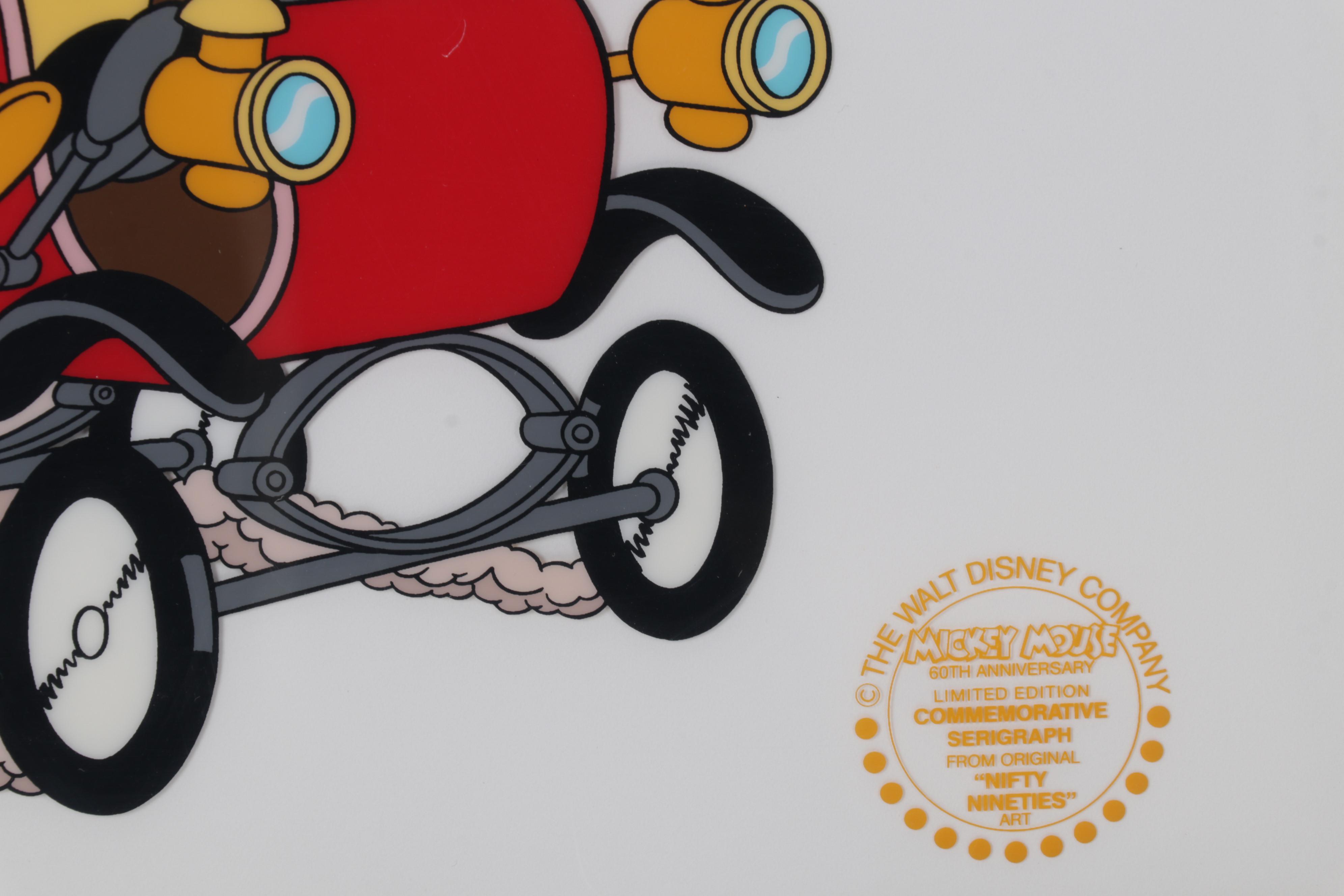 Walt Disney Company "Sunday Drive" Animation Serigraph Cel, Circa 2003