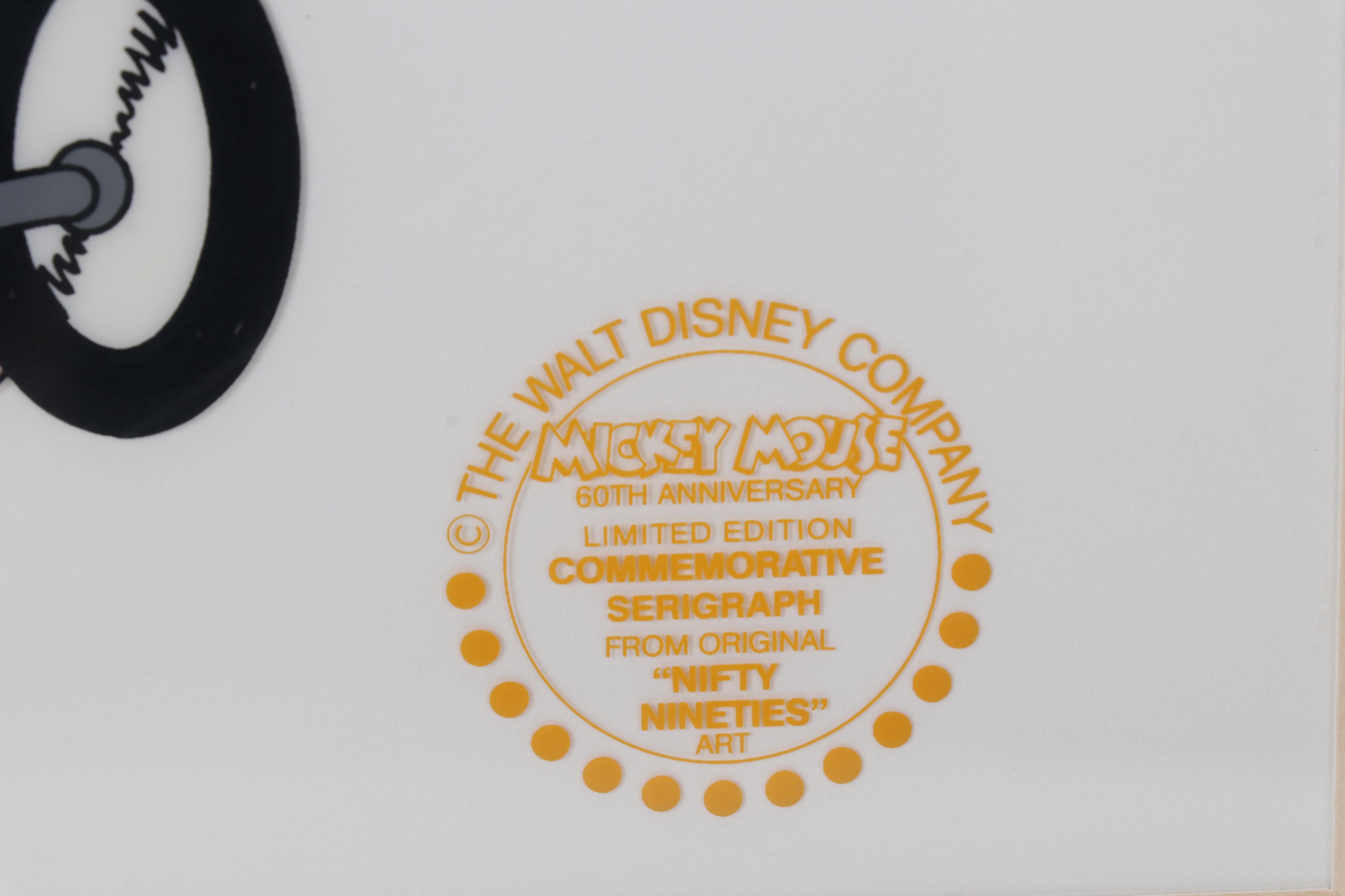 Walt Disney Company "Sunday Drive" Animation Serigraph Cel, Circa 2003