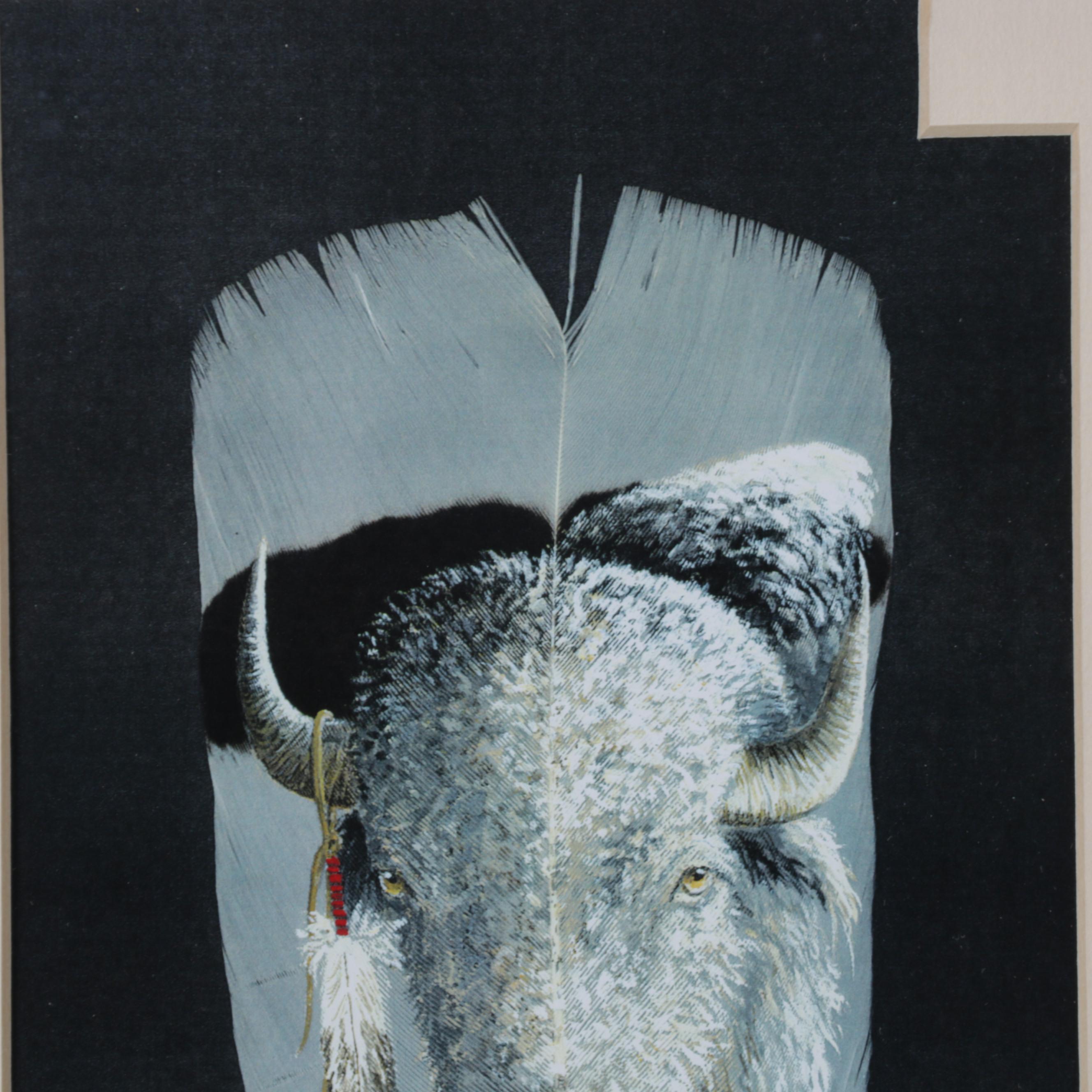 Electrophotograph After Janet LeRoy "Buffalo Spirit," Circa 1999