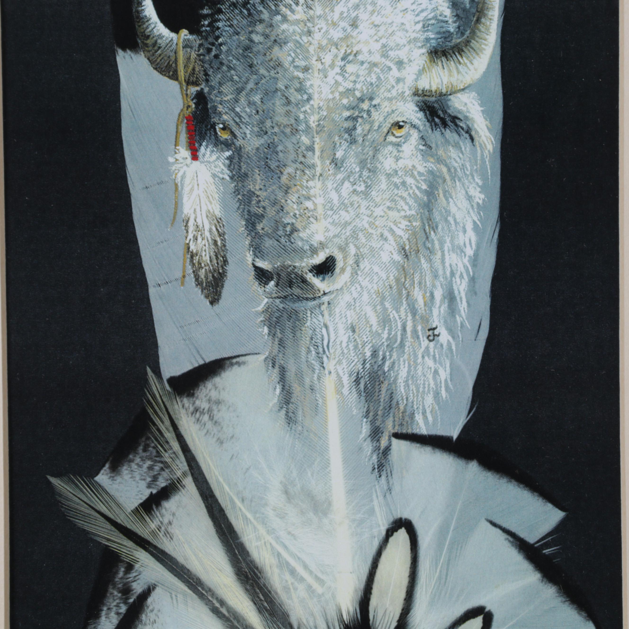 Electrophotograph After Janet LeRoy "Buffalo Spirit," Circa 1999
