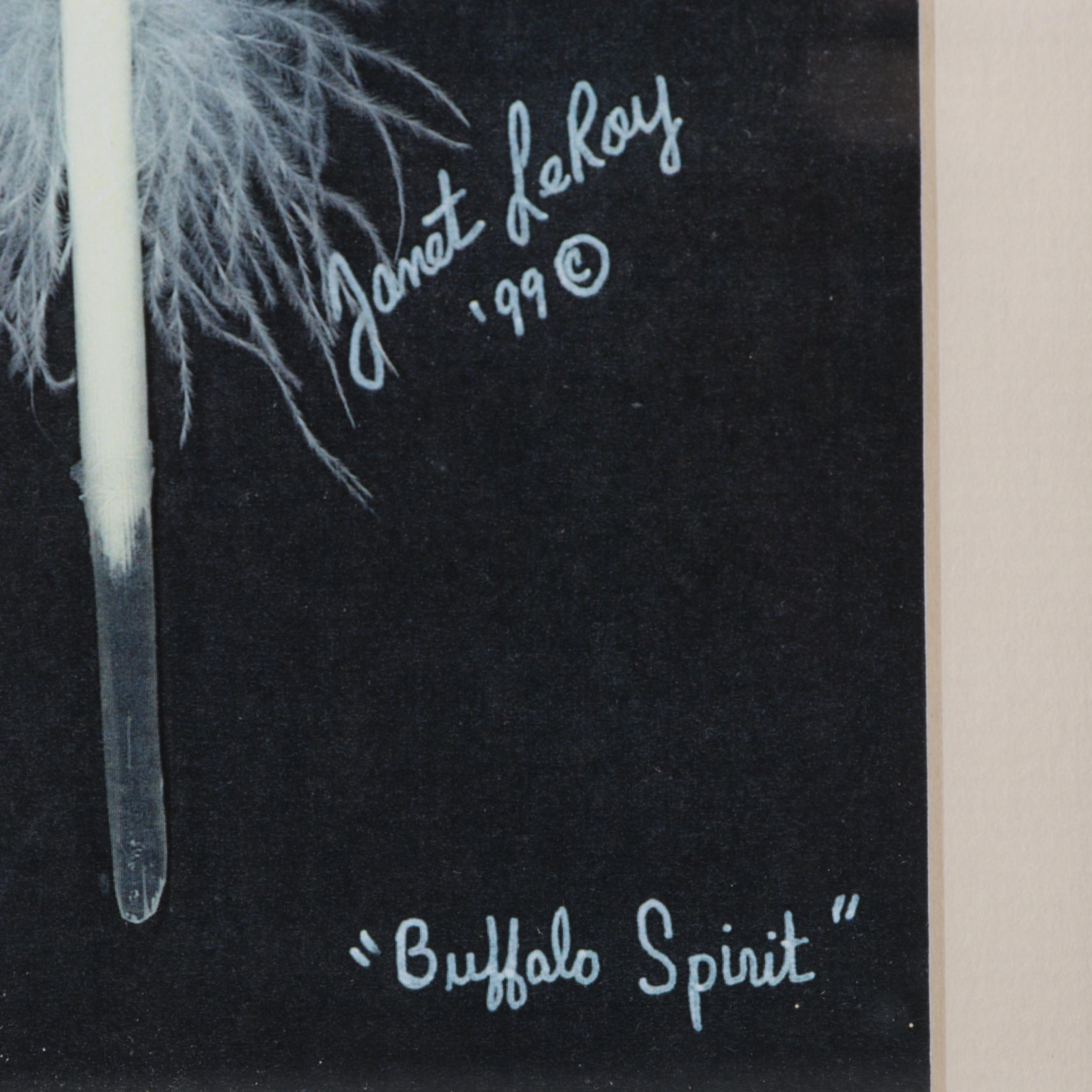 Electrophotograph After Janet LeRoy "Buffalo Spirit," Circa 1999