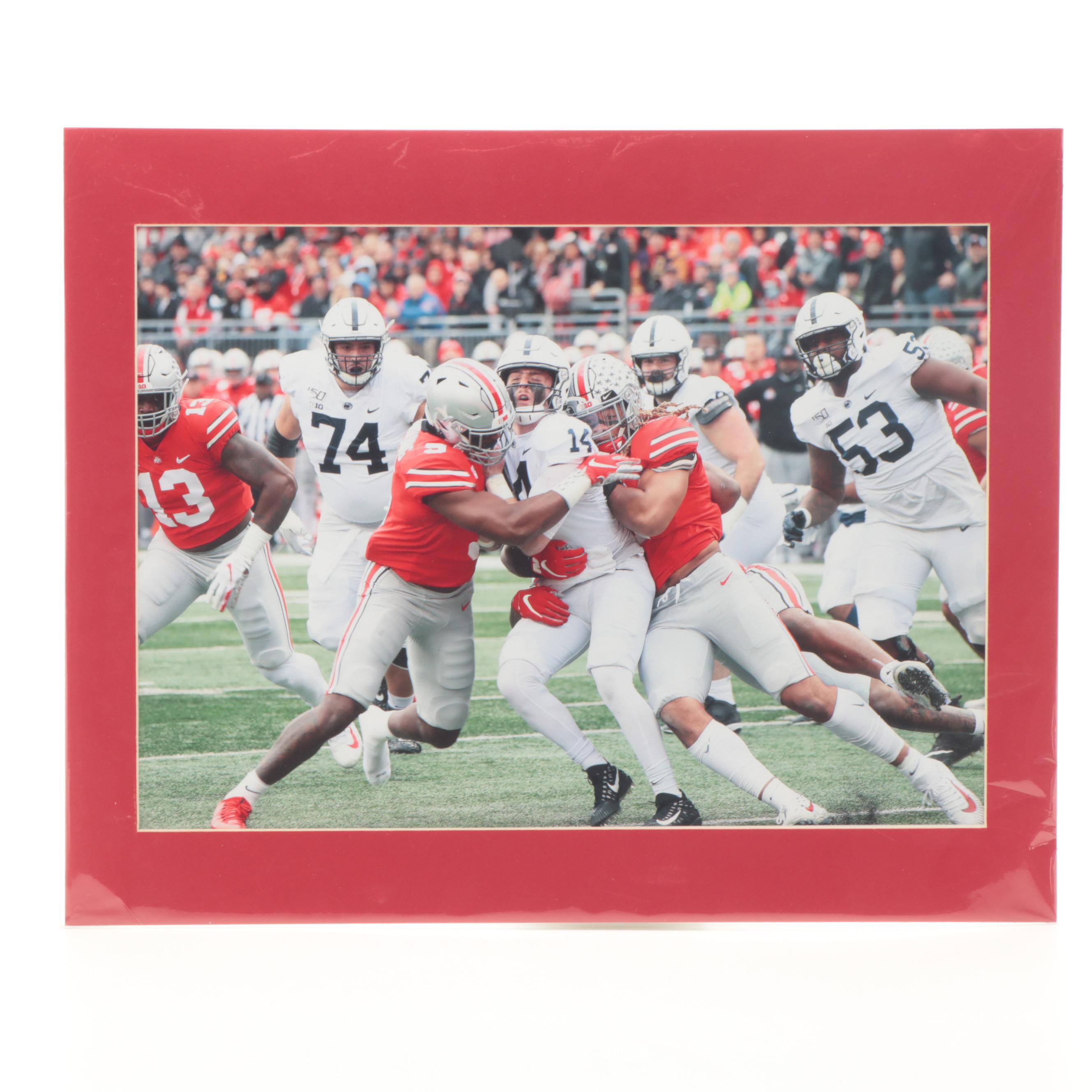 Ohio State University Clarett Signed Framed Magazine, Griffin Signed Baseball