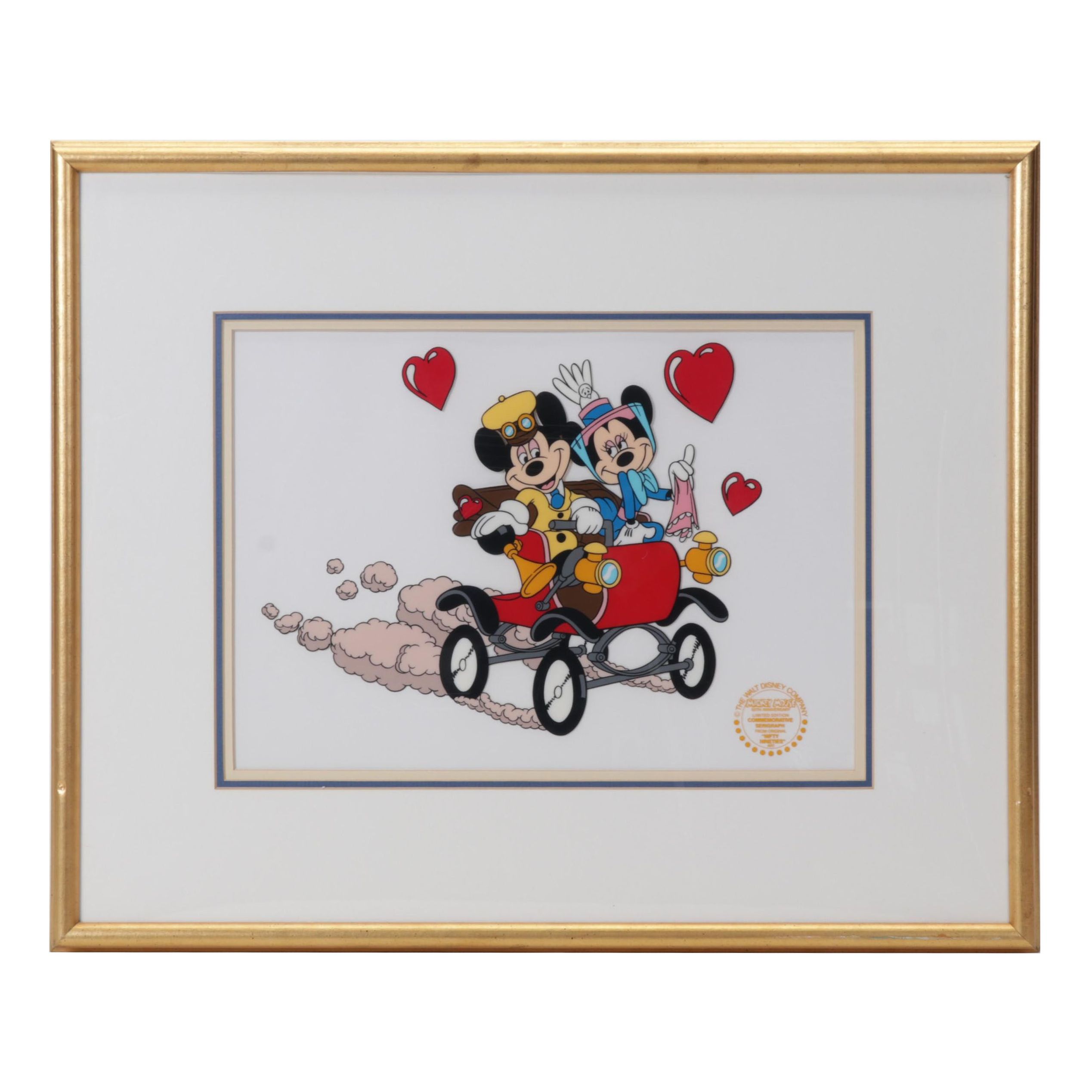 Walt Disney Company "Sunday Drive" Animation Serigraph Cel, Circa 2003